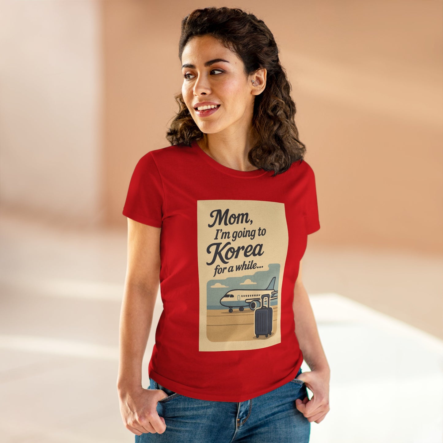 Mom I'm Going to Korea Travel Women's Tee