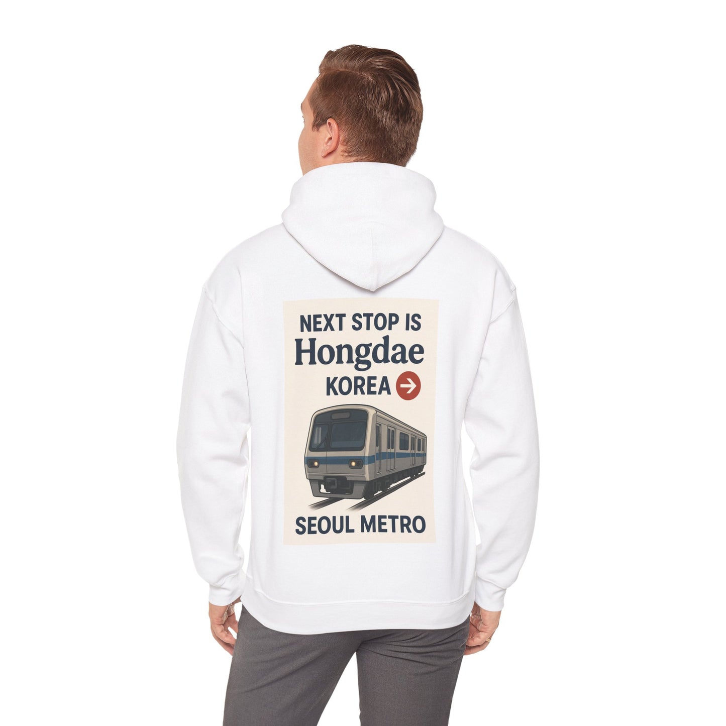 Seoul Metro Hongdae Station Hoodie - Travel Gift