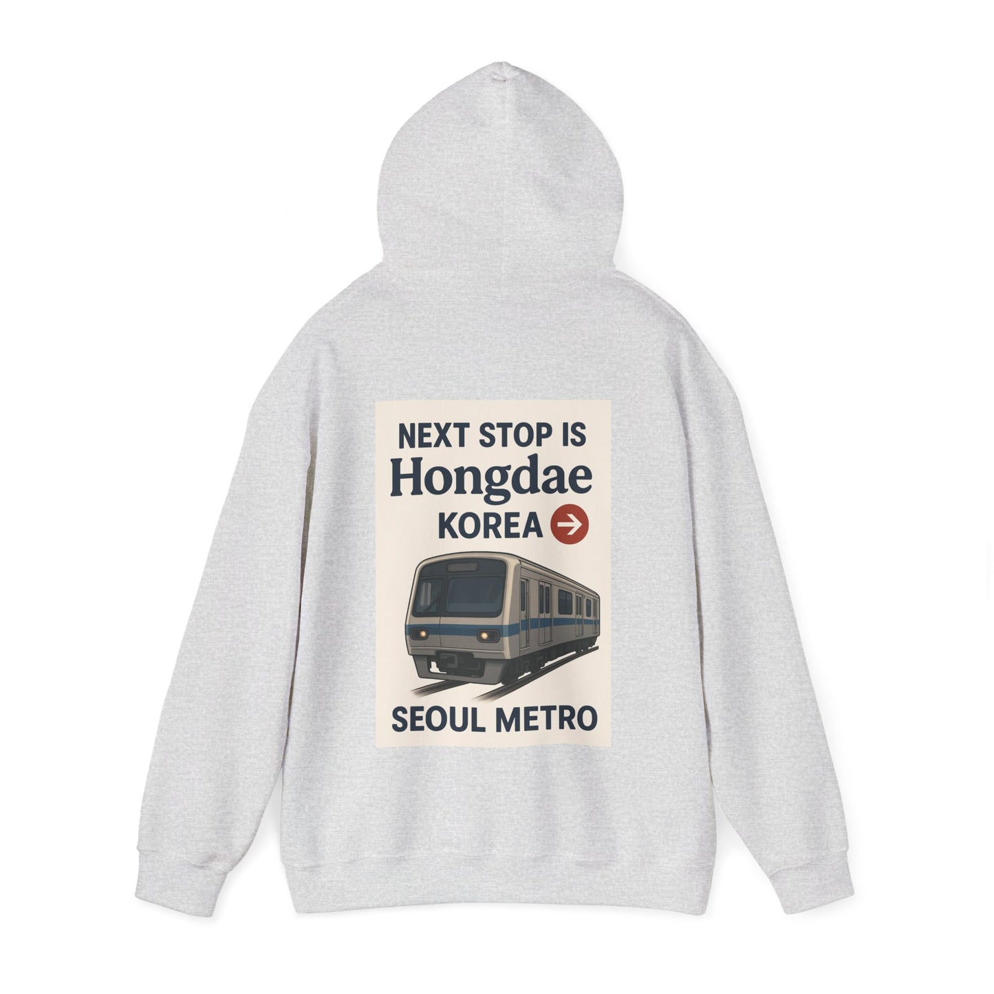 Seoul Metro Hongdae Station Hoodie - Travel Gift