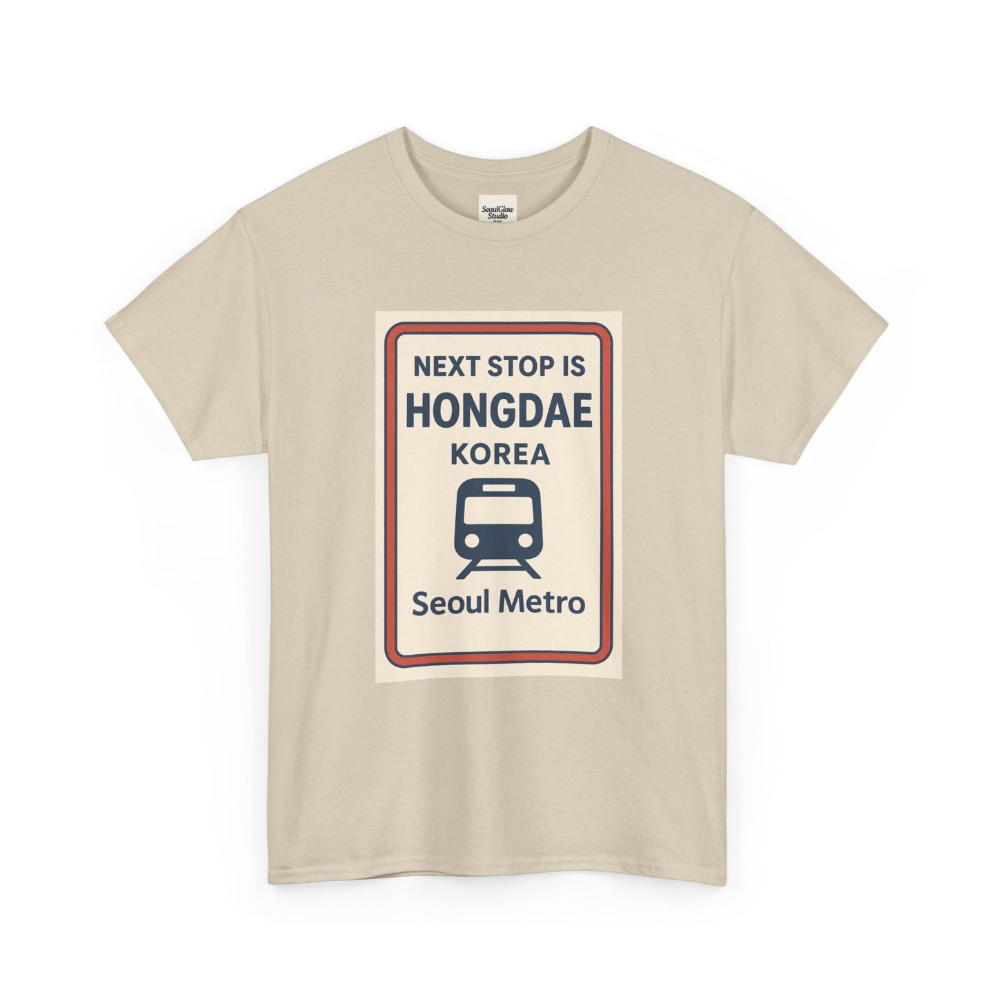 Seoul Metro Tee - Next Stop Hongdae, Travel Shirt, Souvenir Apparel, Korean Culture Gift, Unisex T-Shirt