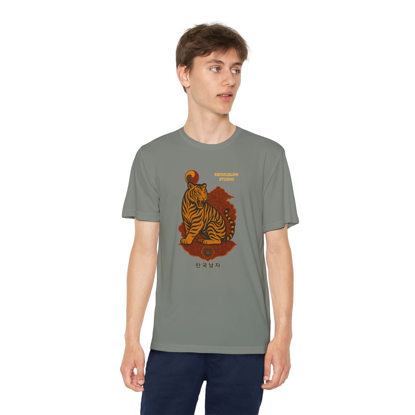 Korean Tiger Graphic Tee | Sporty Style, Trendy Apparel, Perfect for Kids, Casual Outings, Birthday Gifts, Summer Wear