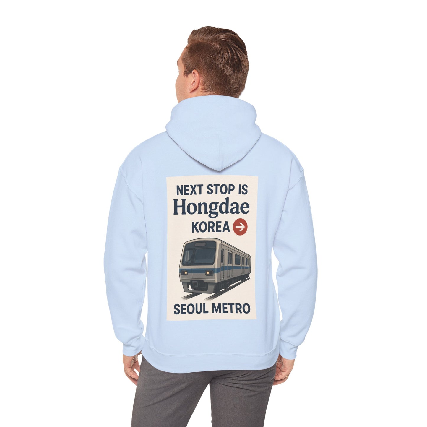 Seoul Metro Hongdae Station Hoodie - Travel Gift