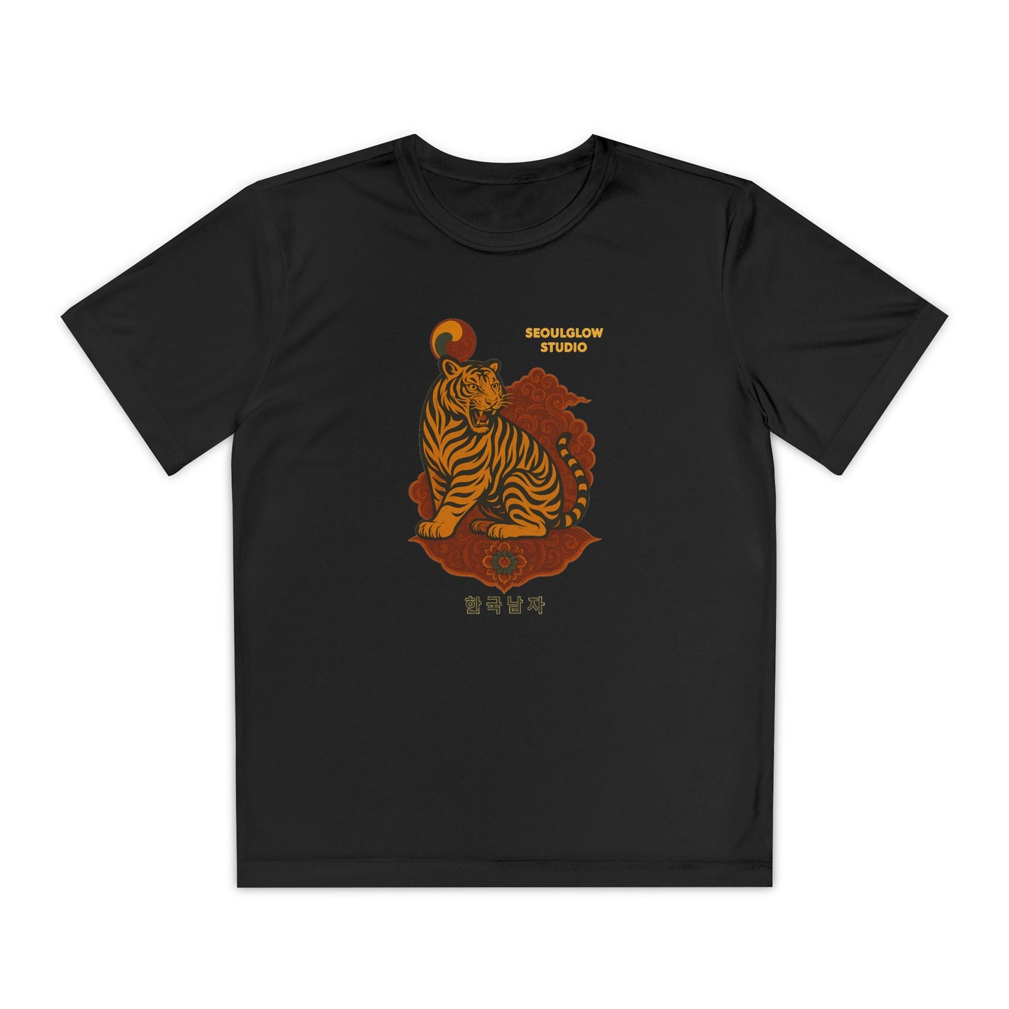 Korean Tiger Graphic Tee | Sporty Style, Trendy Apparel, Perfect for Kids, Casual Outings, Birthday Gifts, Summer Wear