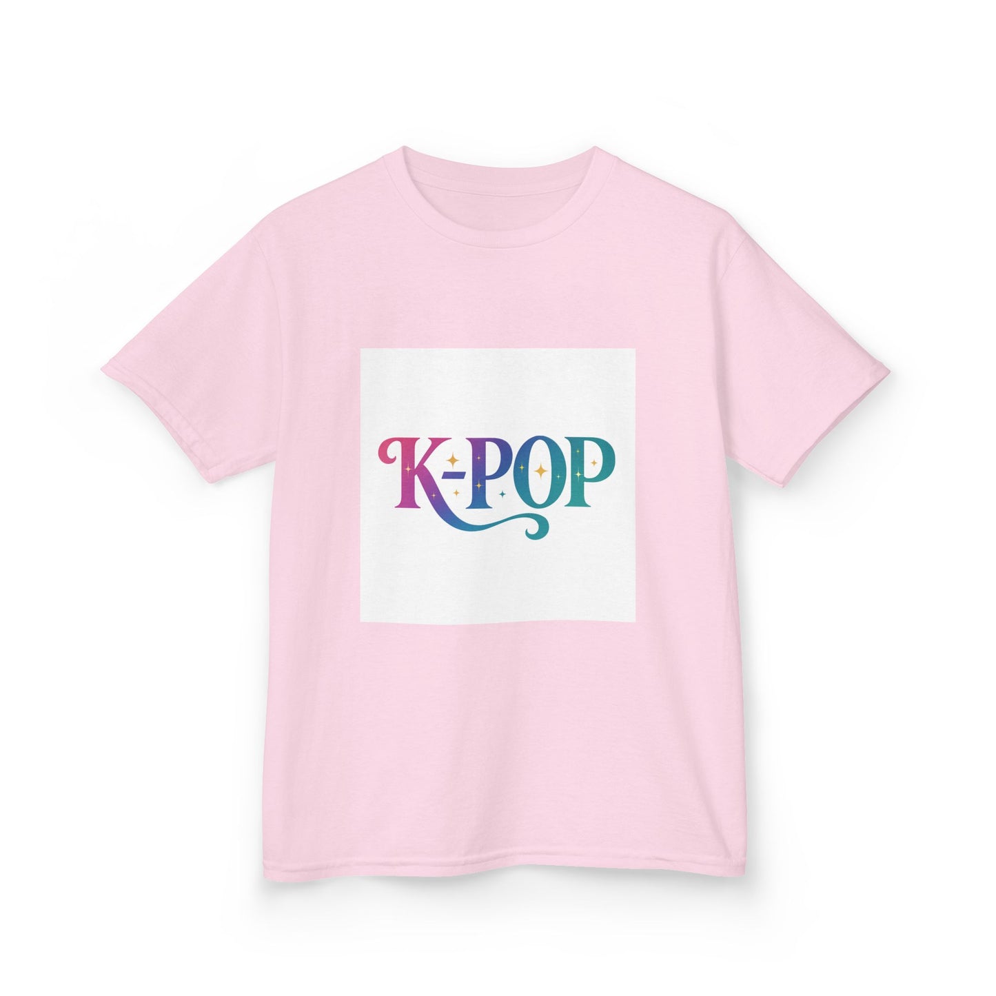 K-Pop Kids Cotton Tee, Perfect Gift for Young Fans, Birthday Present, Schoolwear, Casual Fashion, Music Lovers