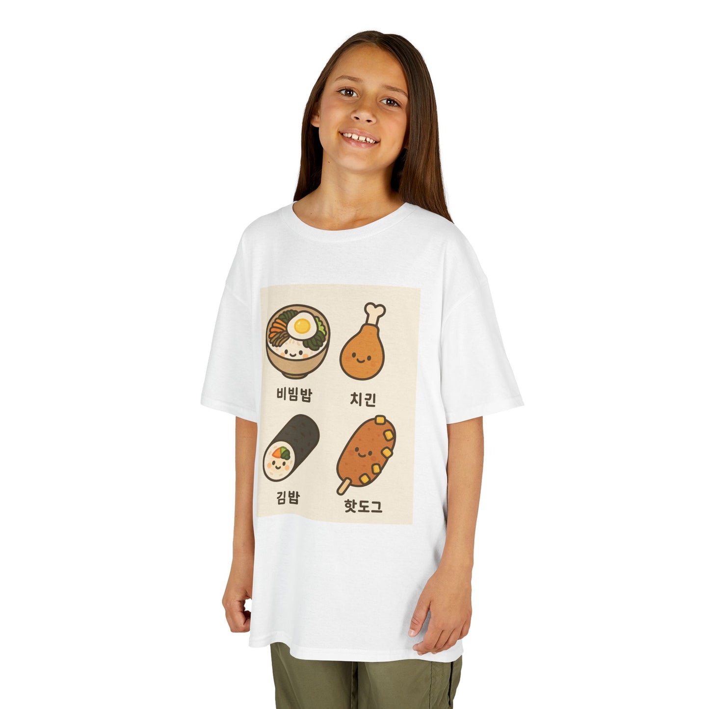 Cute Kimbap Kids T-Shirt, Fun Korean Food Tee, Gift for Kids, Sushi Lover Shirt, Casual Wear, Birthday Gift