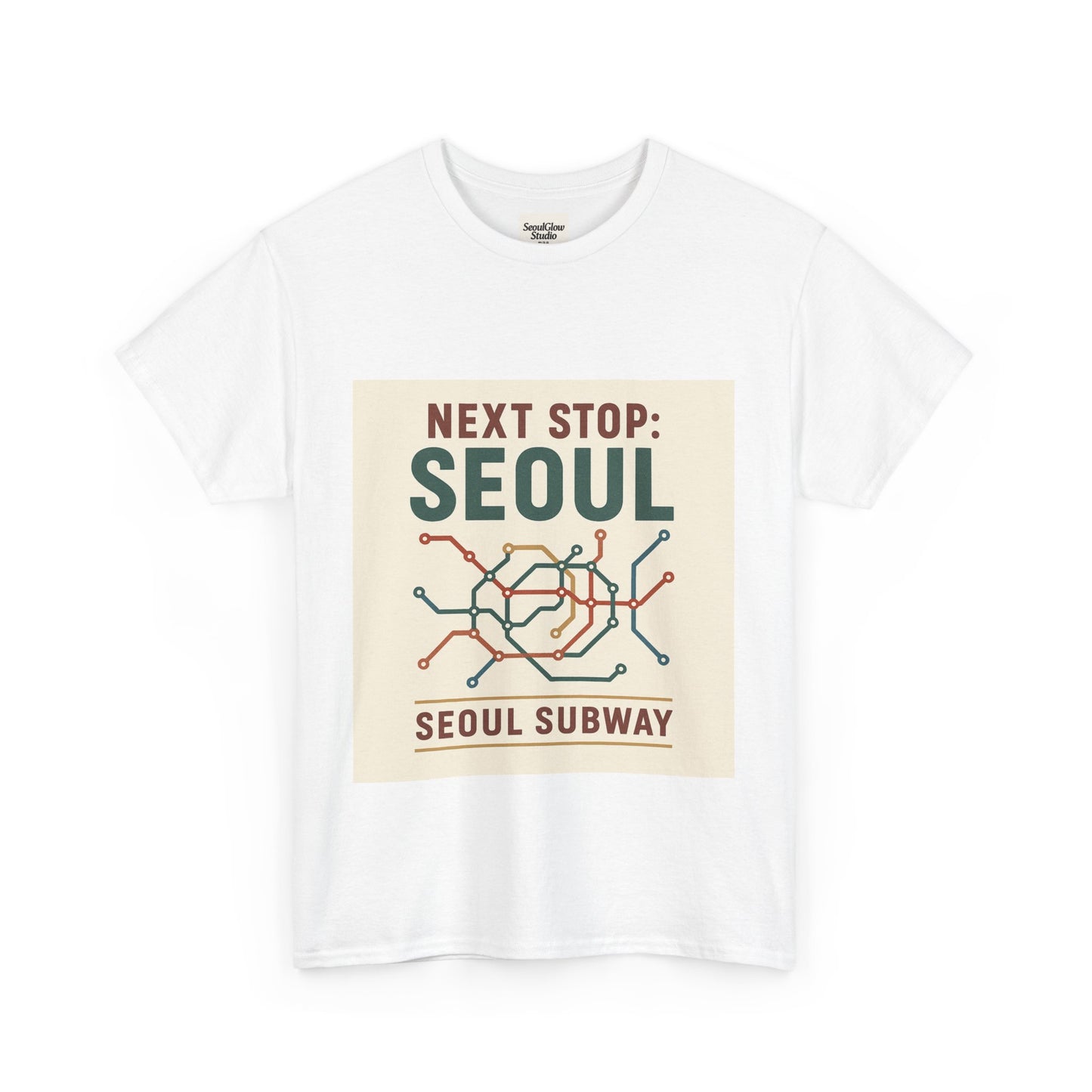 Seoul Subway Graphic Tee - Next Stop Seoul