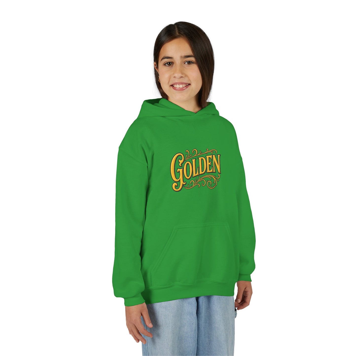 Golden K-Pop Youth Hoodie - Music Lover Gift