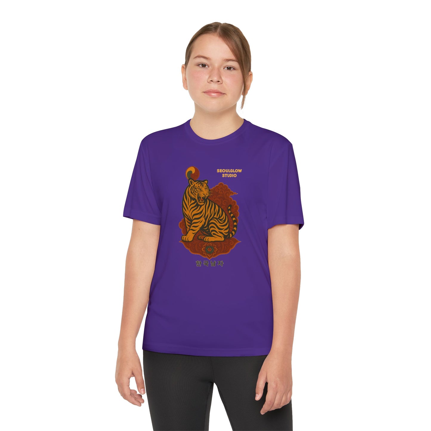Korean Tiger Graphic Tee | Sporty Style, Trendy Apparel, Perfect for Kids, Casual Outings, Birthday Gifts, Summer Wear