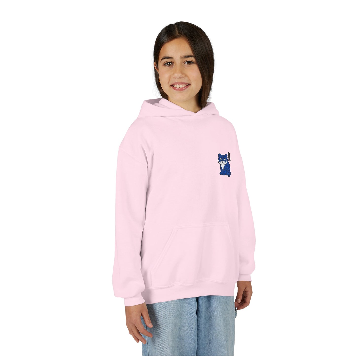 Cozy Youth Hoodie with Korean Tiger and Magpie Design, Perfect for Casual Days, Gifts, Birthdays, or Nature Lovers