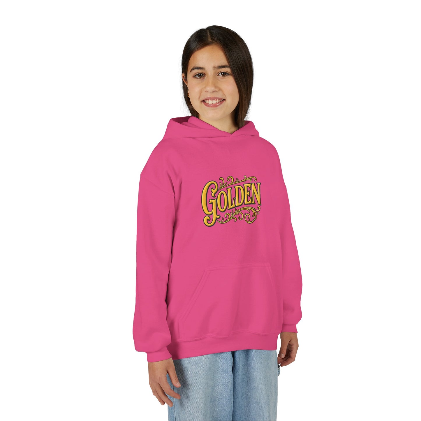 Golden K-Pop Youth Hoodie - Music Lover Gift