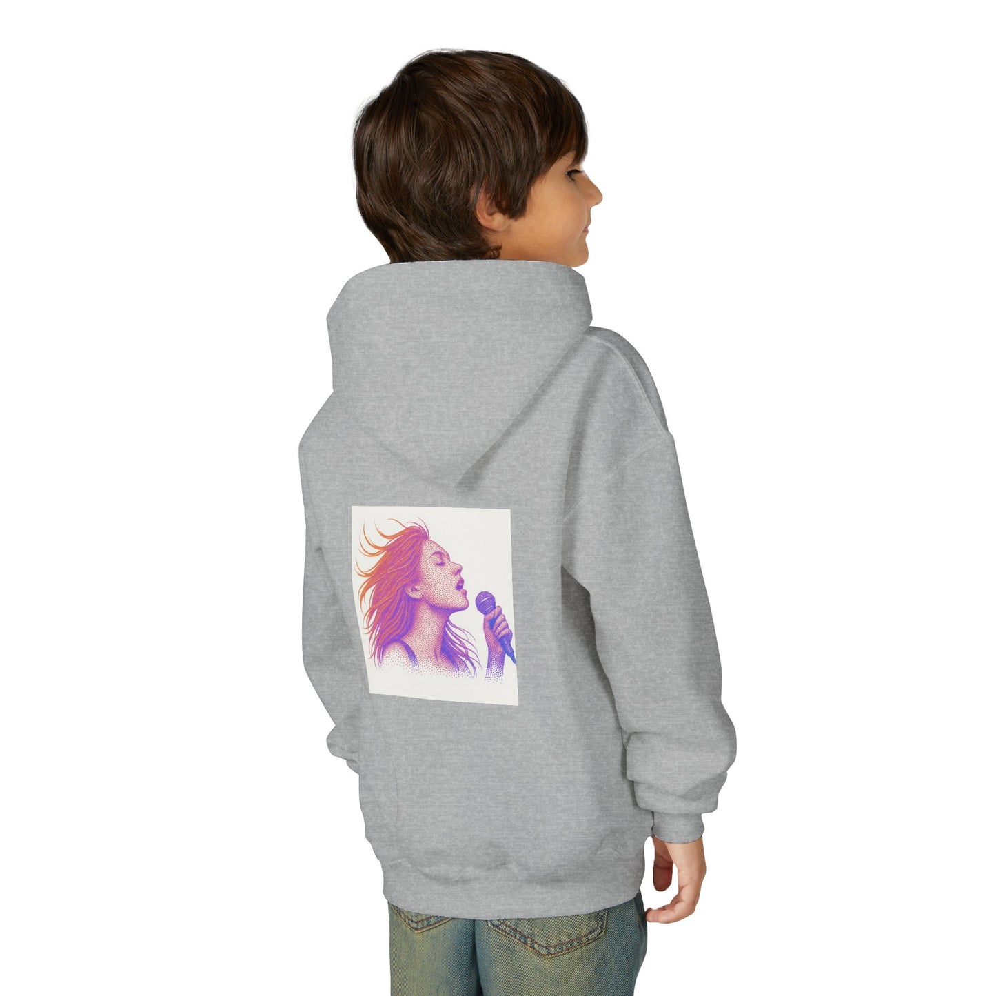 Golden K-Pop Youth Hoodie - Music Lover Gift