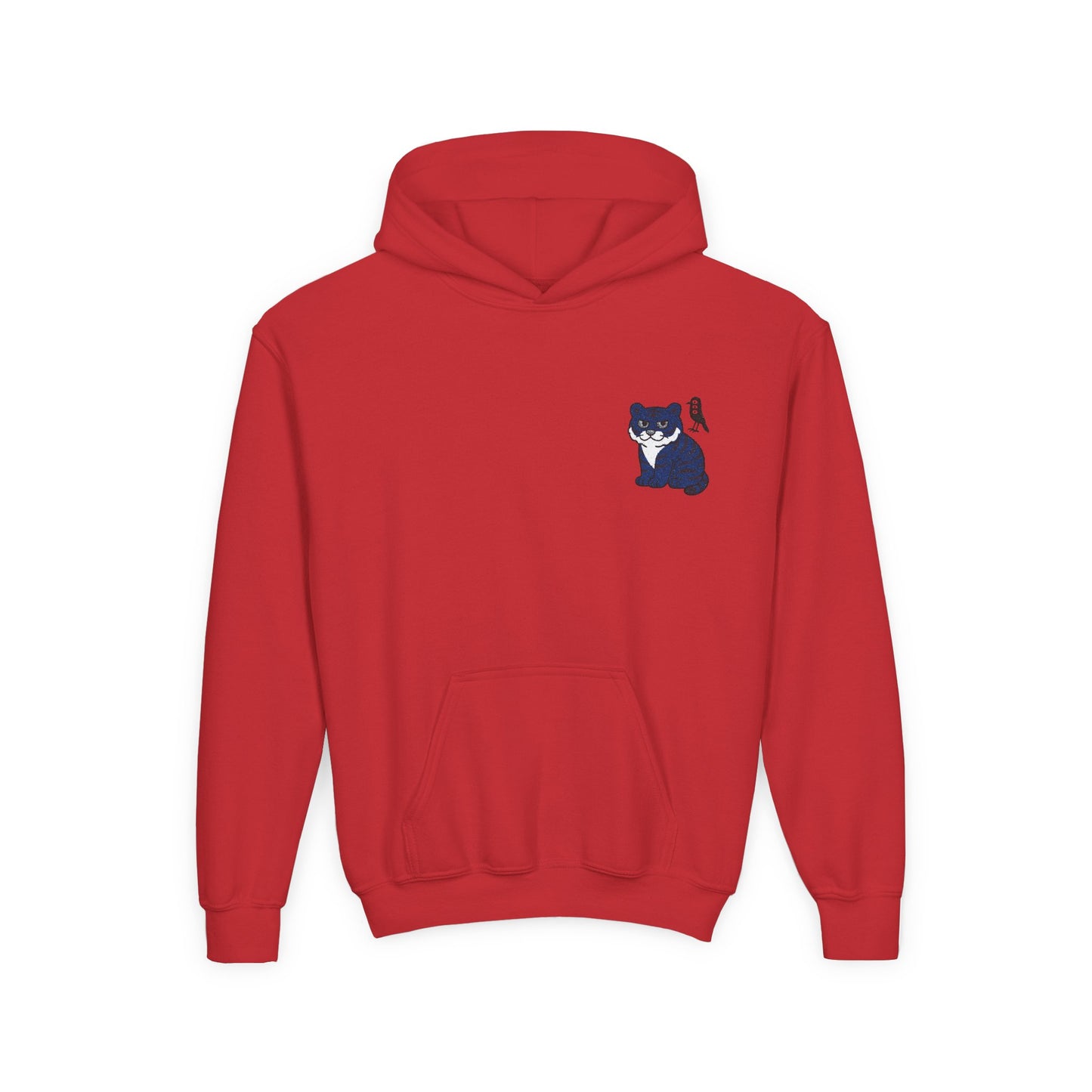 Cozy Youth Hoodie with Korean Tiger and Magpie Design, Perfect for Casual Days, Gifts, Birthdays, or Nature Lovers