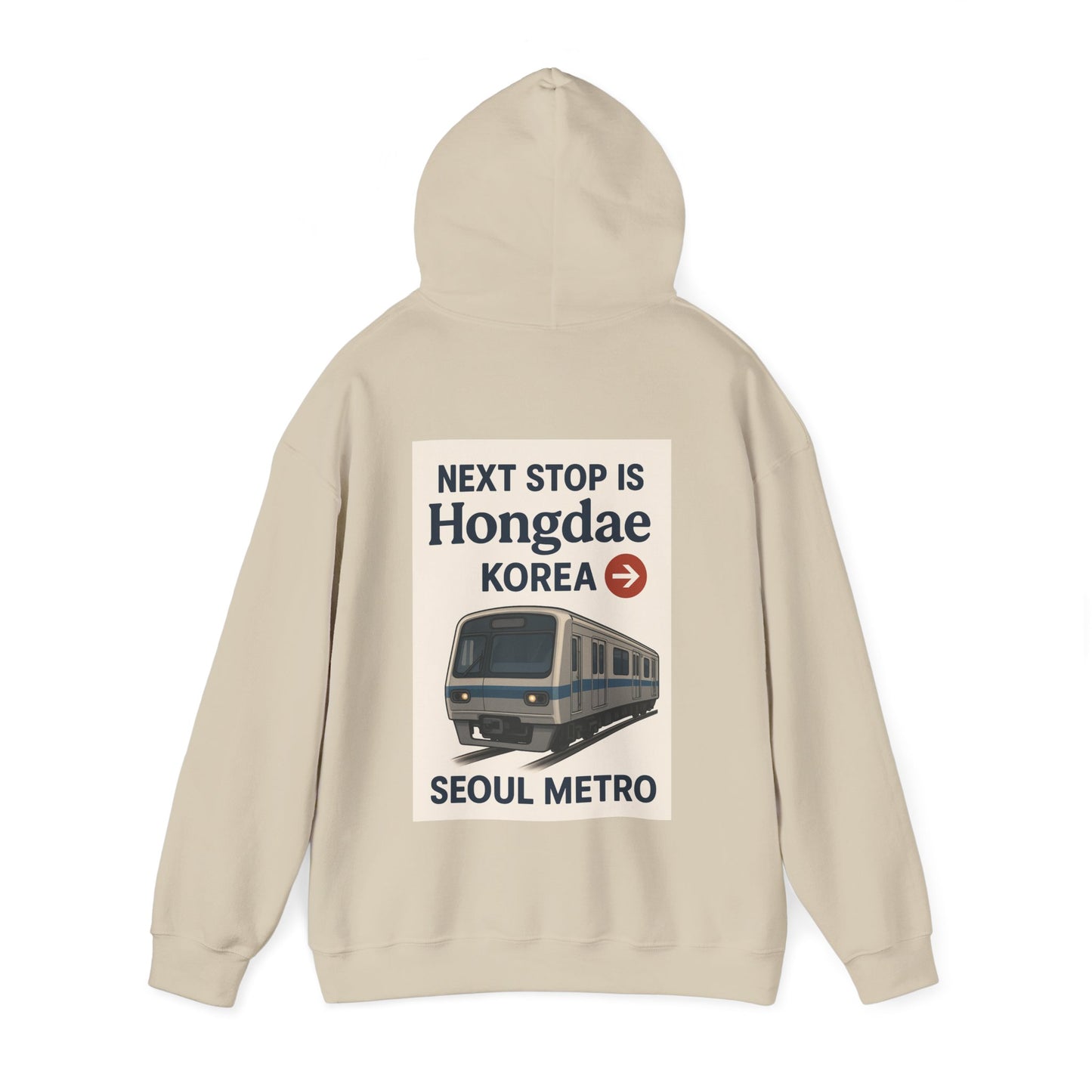 Seoul Metro Hongdae Station Hoodie - Travel Gift