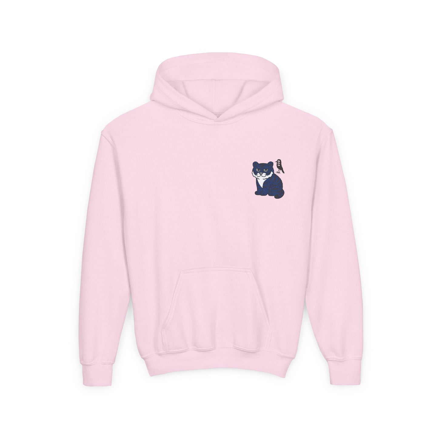 Cozy Youth Hoodie with Korean Tiger and Magpie Design, Perfect for Casual Days, Gifts, Birthdays, or Nature Lovers