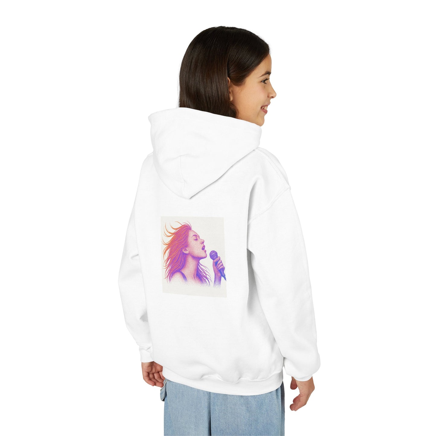 Golden K-Pop Youth Hoodie - Music Lover Gift