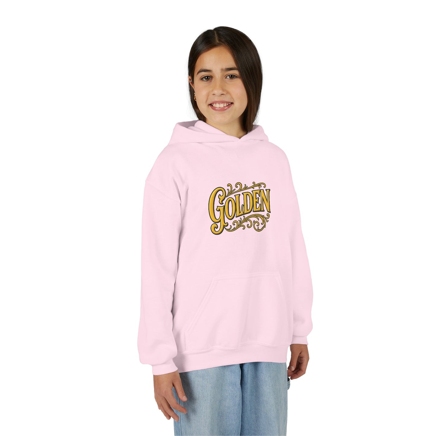 Golden K-Pop Youth Hoodie - Music Lover Gift