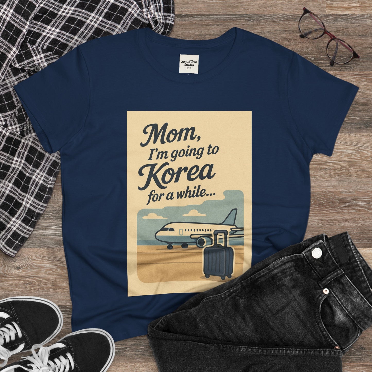 Mom I'm Going to Korea Travel Women's Tee