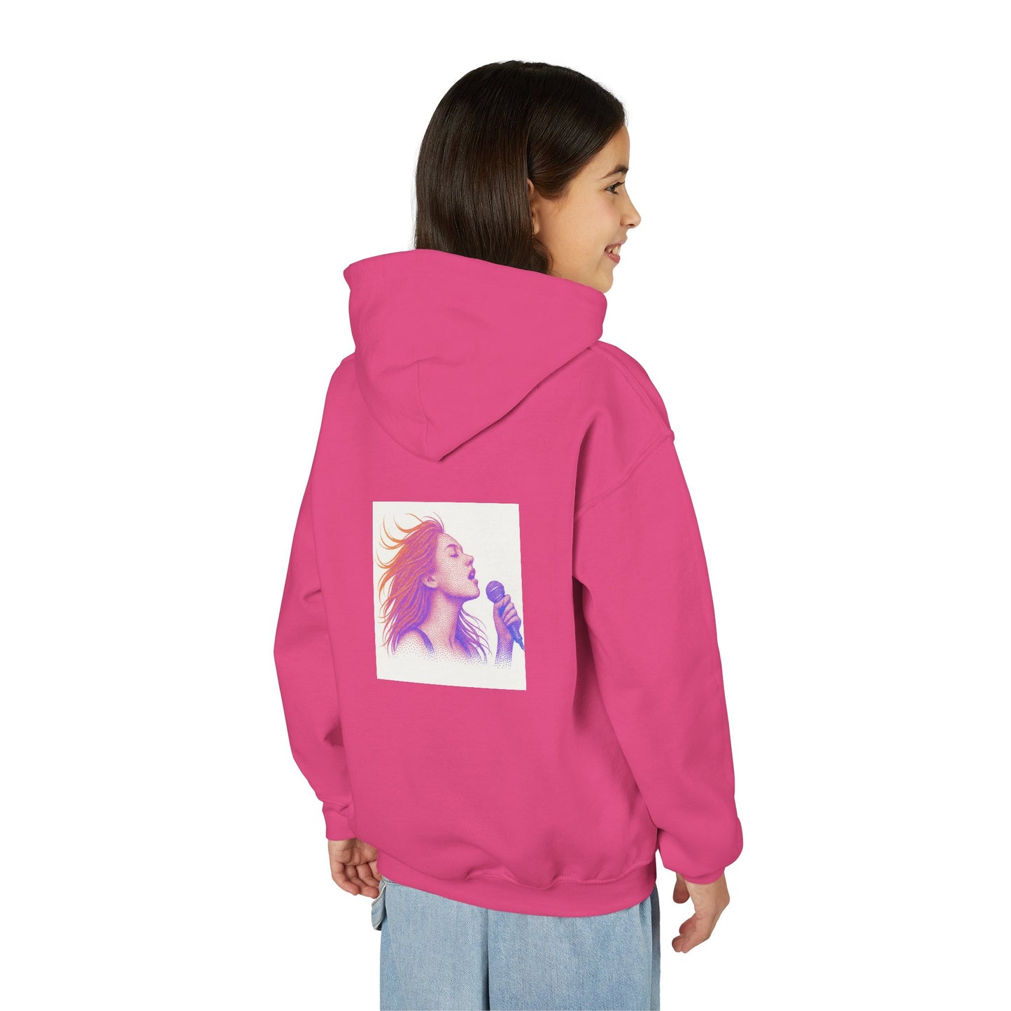 Golden K-Pop Youth Hoodie - Music Lover Gift