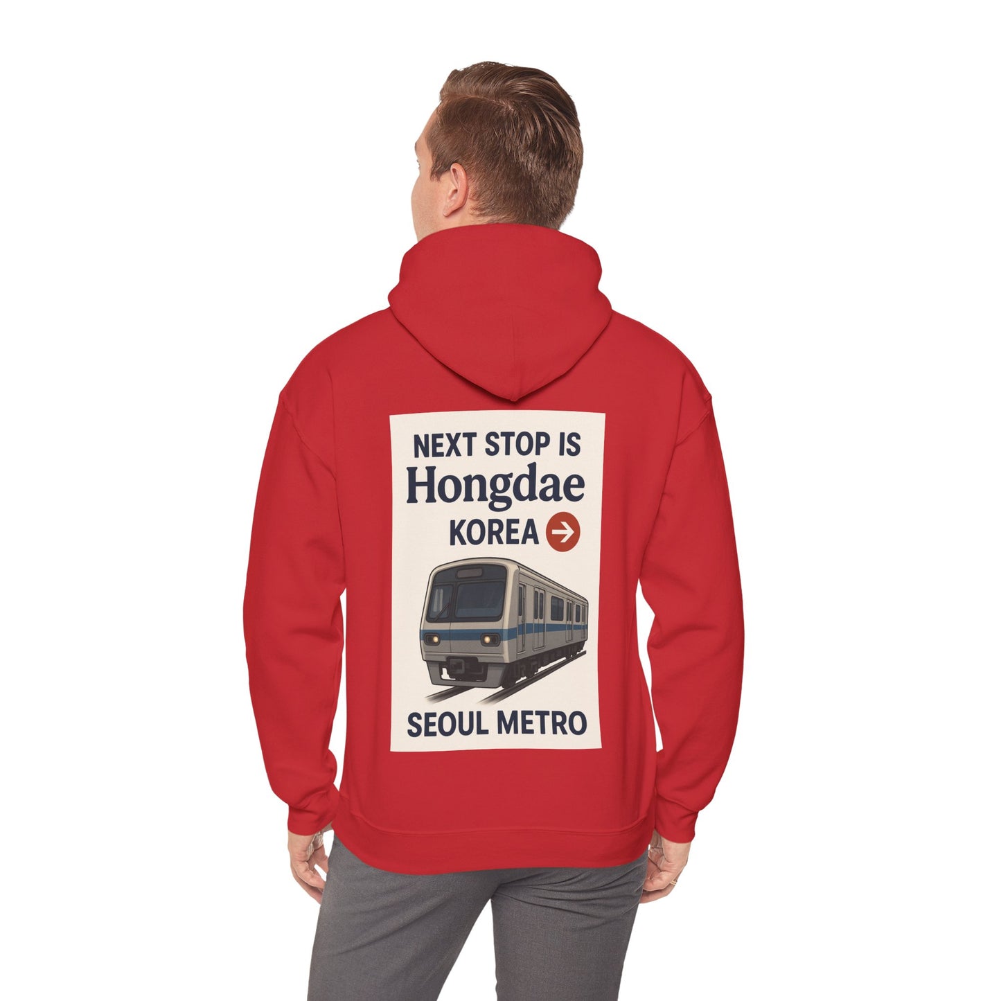 Seoul Metro Hongdae Station Hoodie - Travel Gift