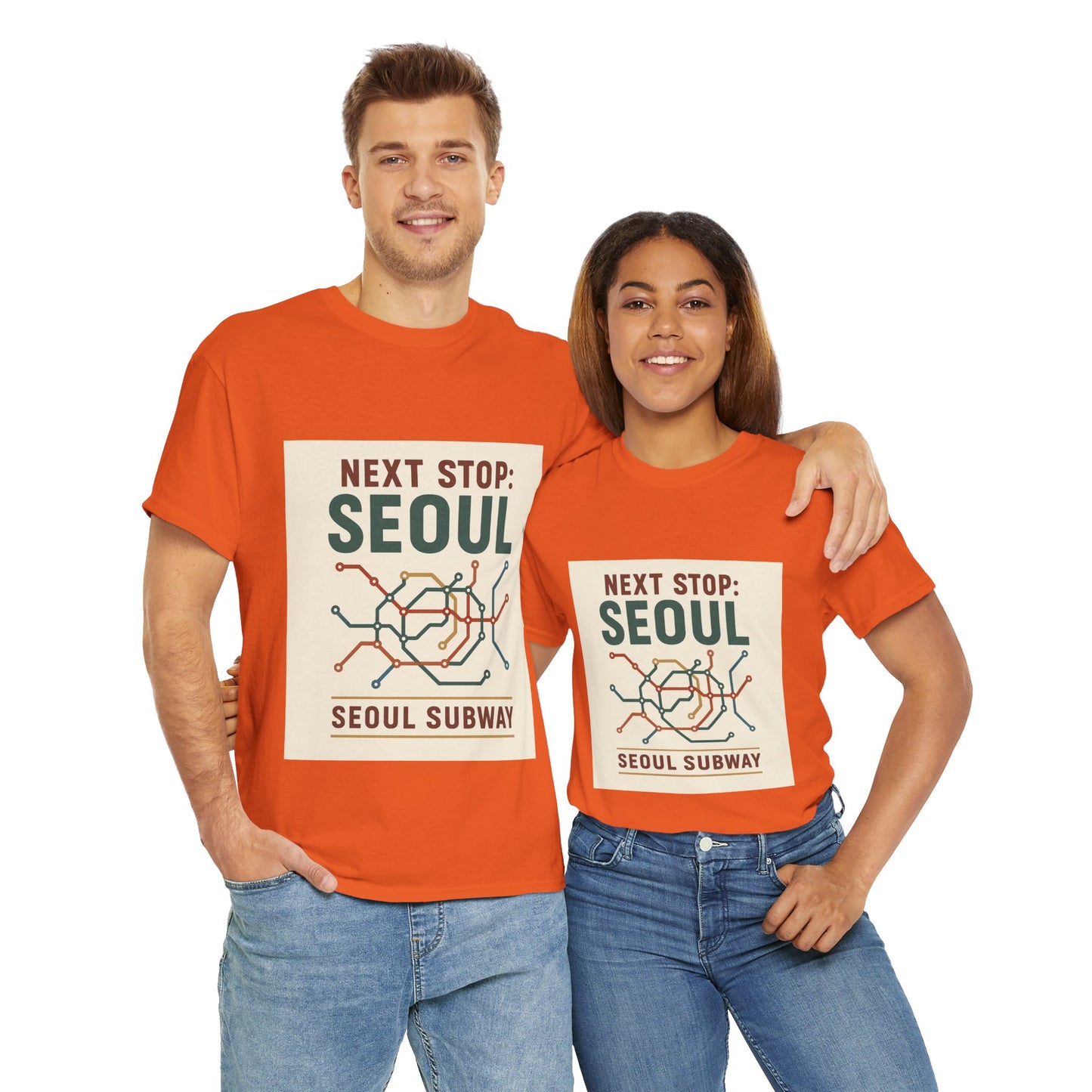 Seoul Subway Graphic Tee - Next Stop Seoul