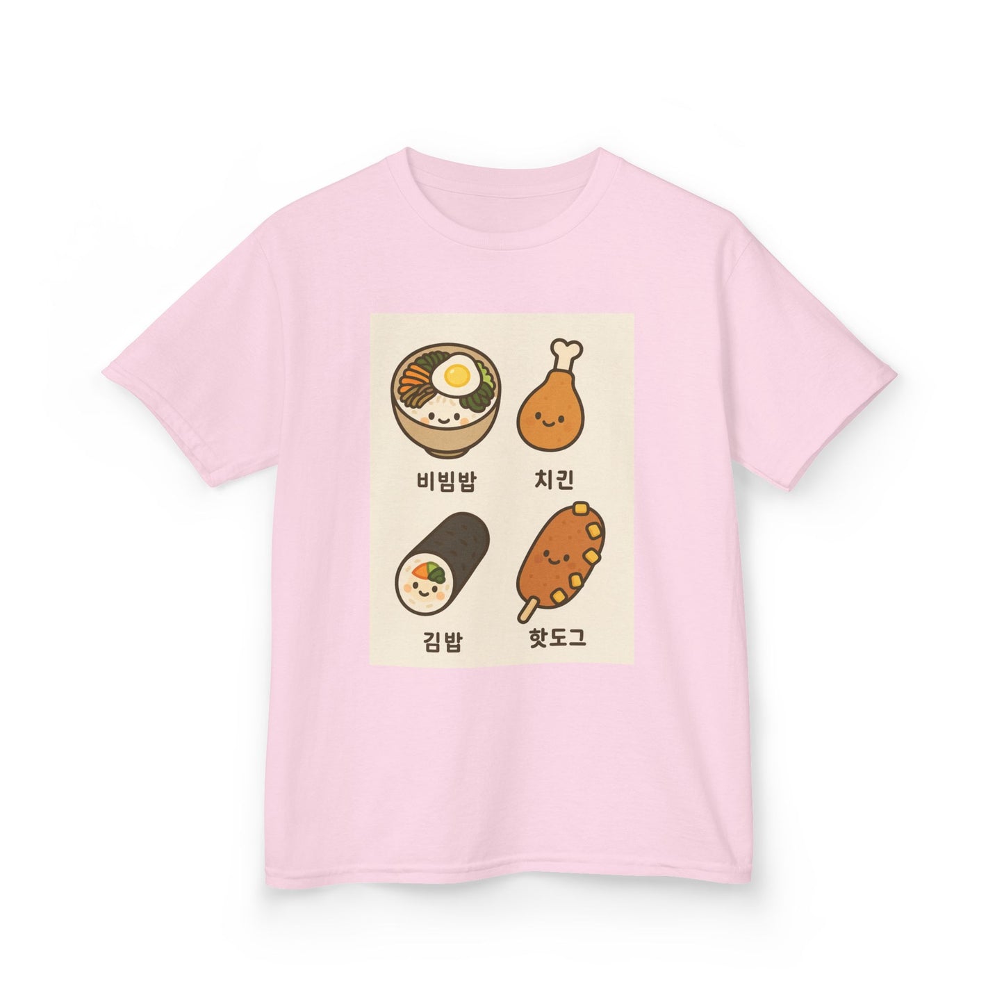 Cute Kimbap Kids T-Shirt, Fun Korean Food Tee, Gift for Kids, Sushi Lover Shirt, Casual Wear, Birthday Gift