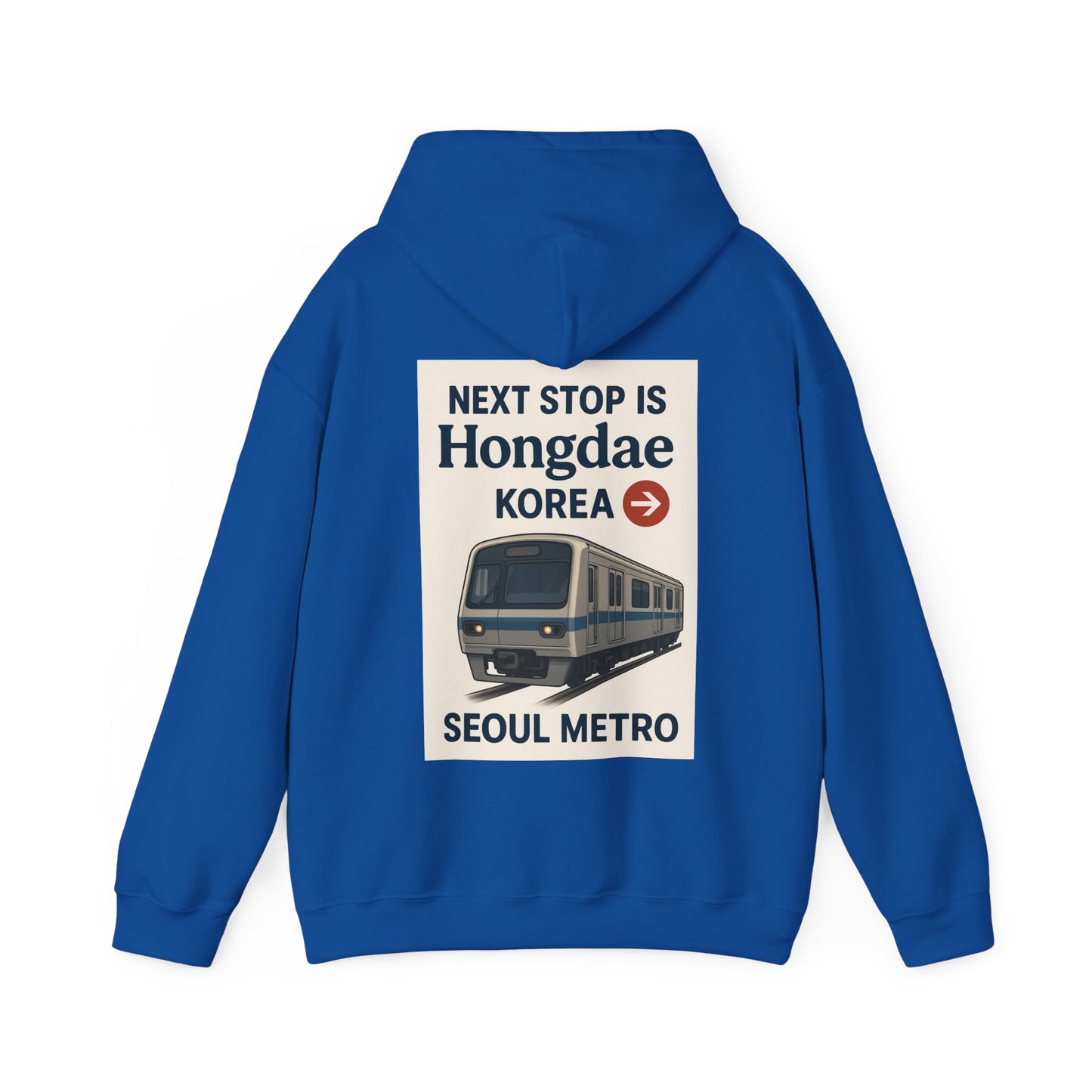 Seoul Metro Hongdae Station Hoodie - Travel Gift