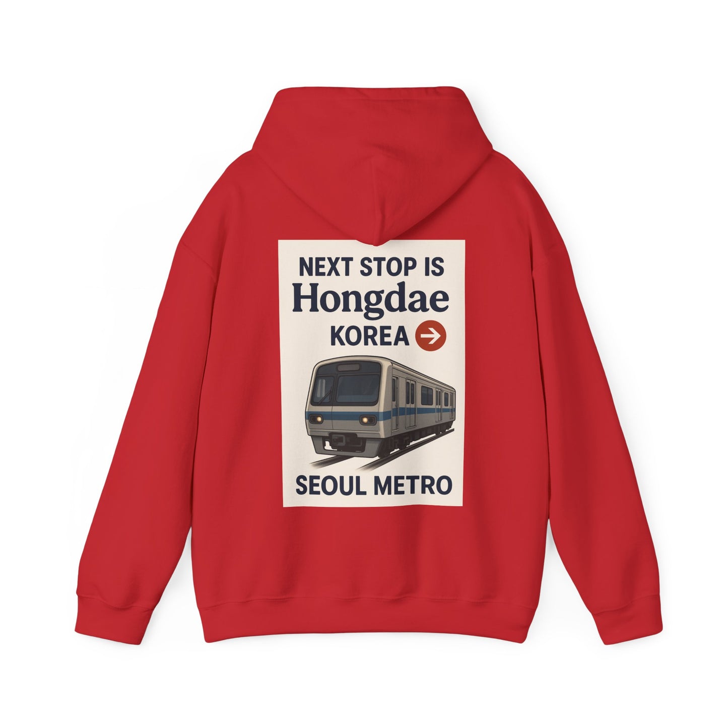 Seoul Metro Hongdae Station Hoodie - Travel Gift