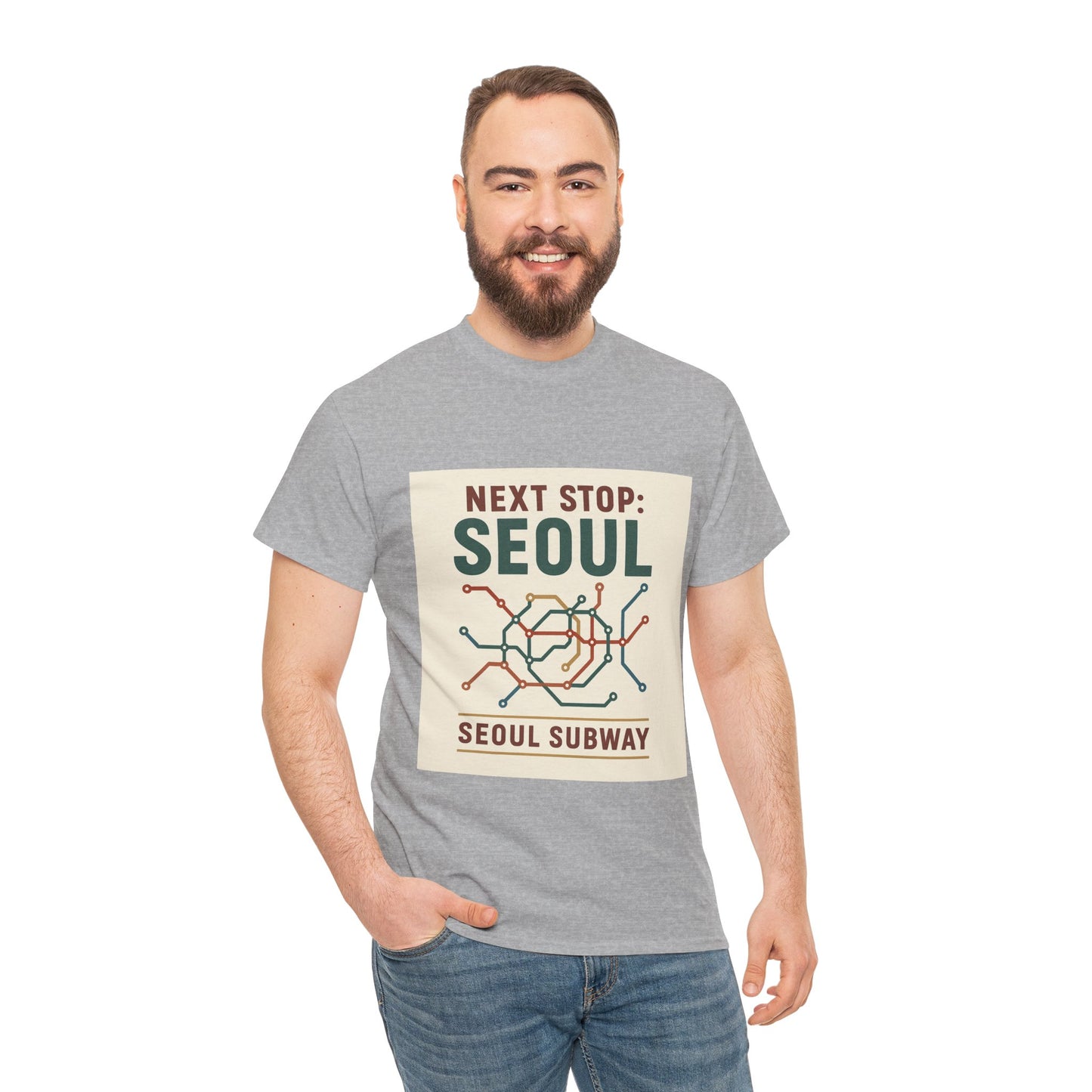 Seoul Subway Graphic Tee - Next Stop Seoul