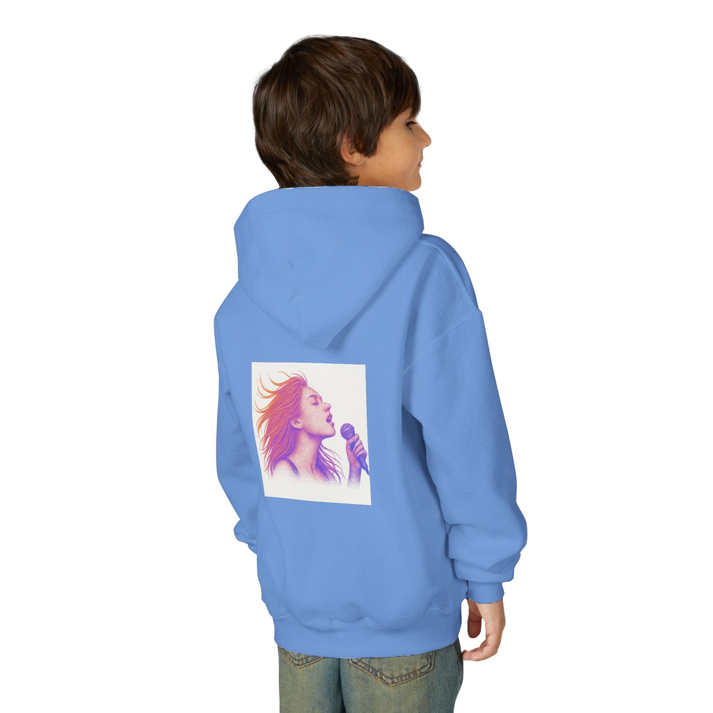 Golden K-Pop Youth Hoodie - Music Lover Gift