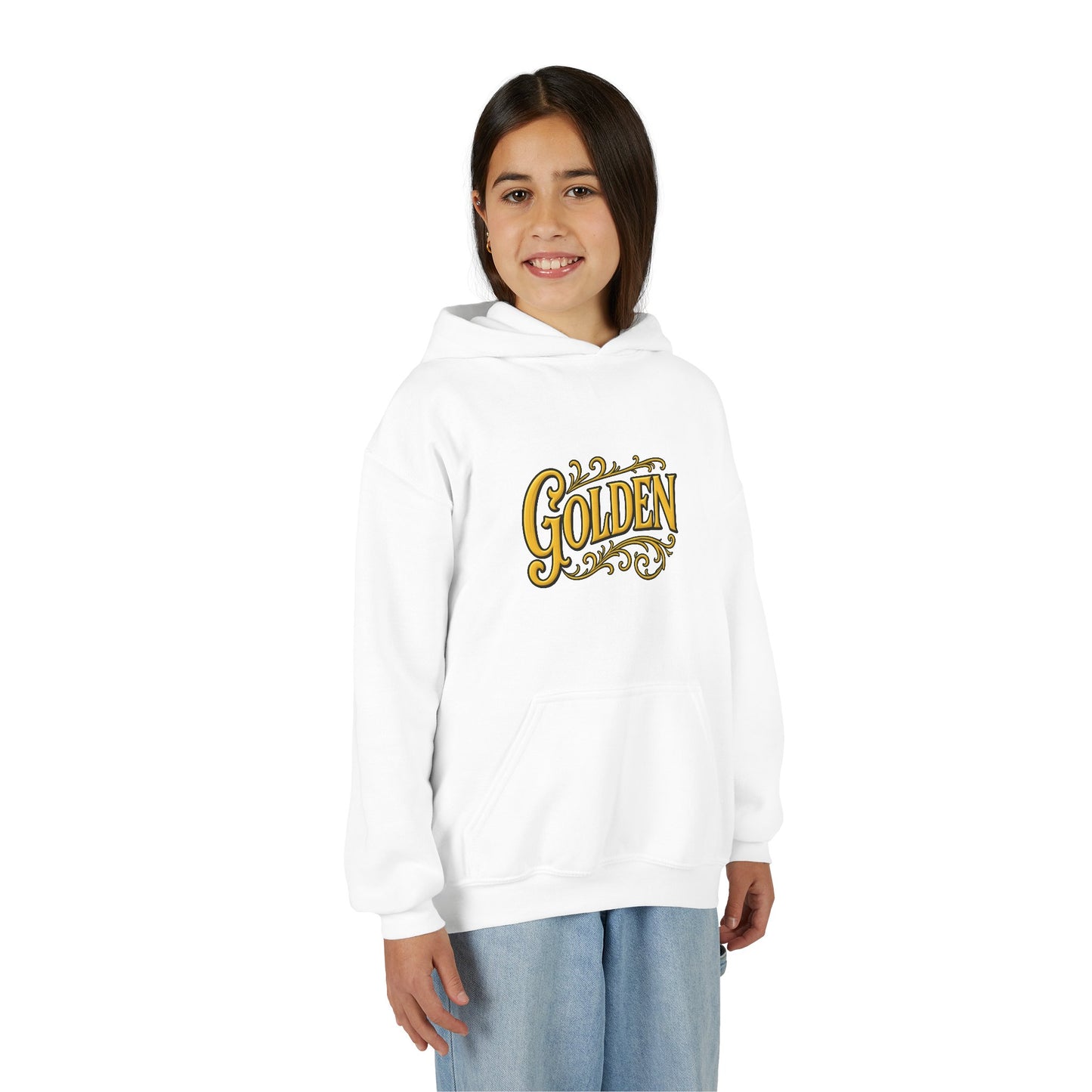 Golden K-Pop Youth Hoodie - Music Lover Gift
