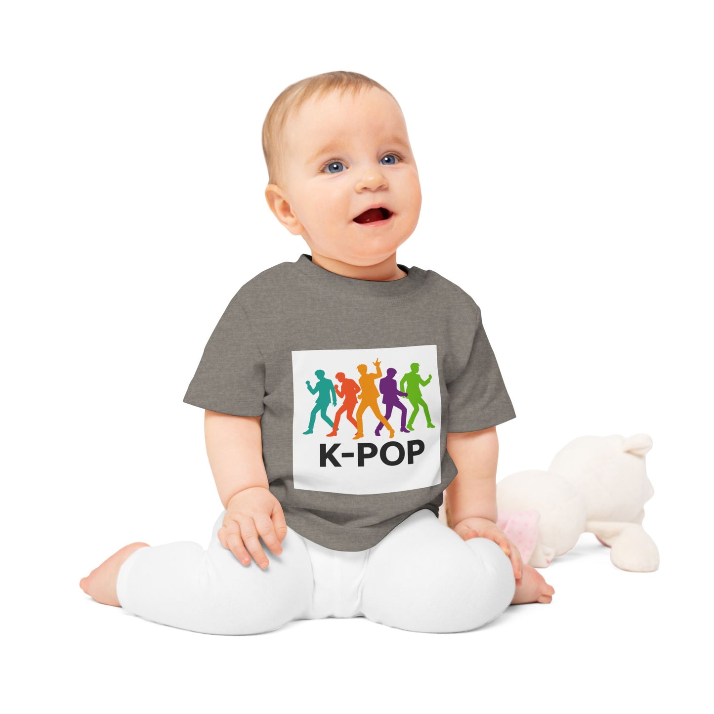 K-Pop Baby T-Shirt, Cute Infant Tee for Music Lovers, Newborn Gift, Baby Shower Present, Toddler Clothes, Kids Fashion