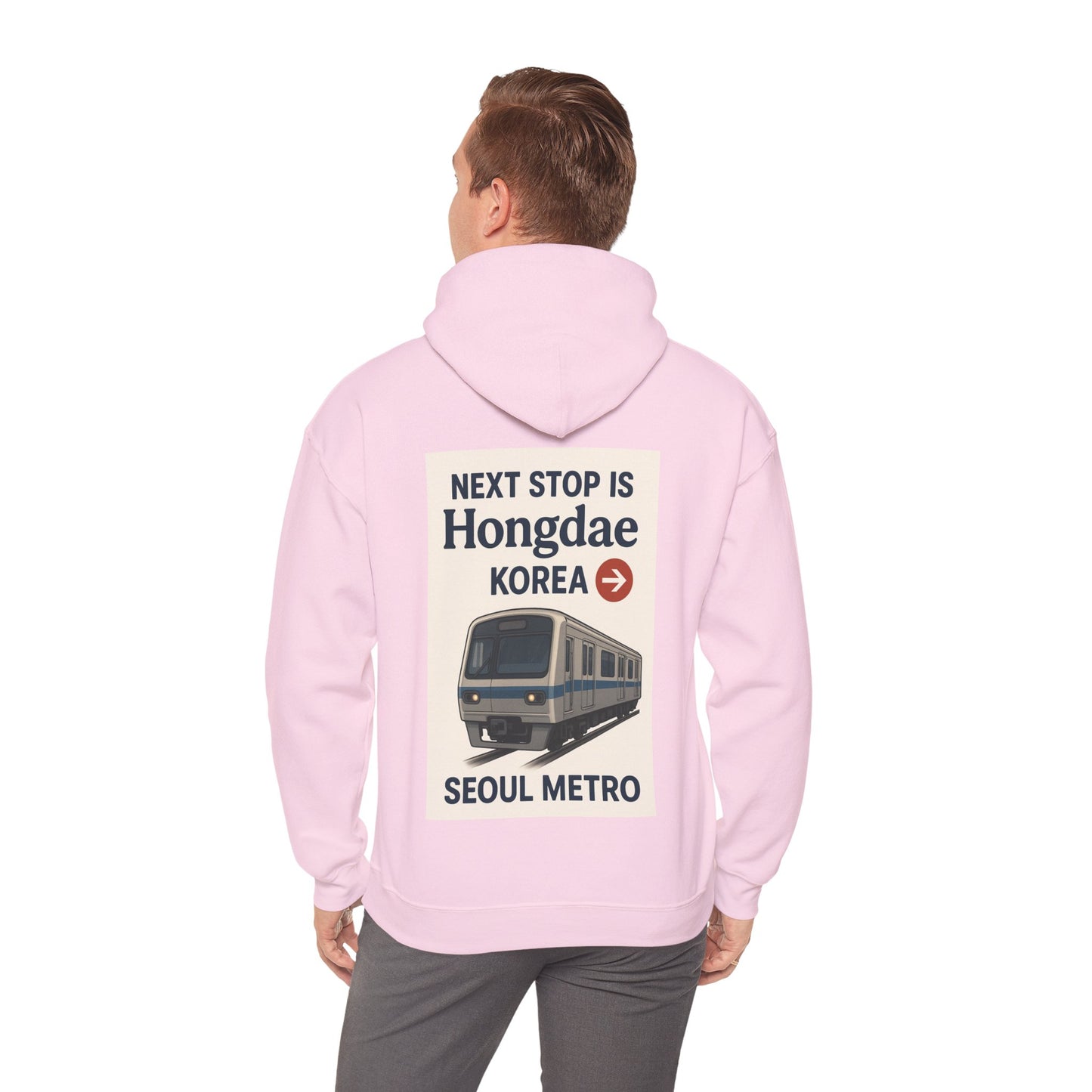 Seoul Metro Hongdae Station Hoodie - Travel Gift