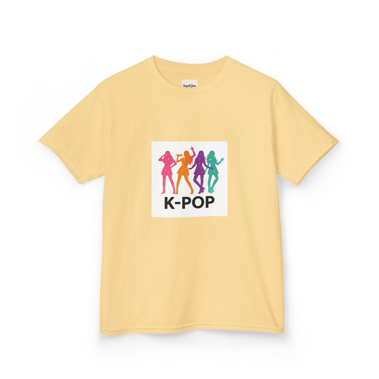 K-Pop Kids Tee, Fun Youth Shirt, Colorful Graphic Tee, Trendy Kids Apparel, Perfect Gift for Music Lovers