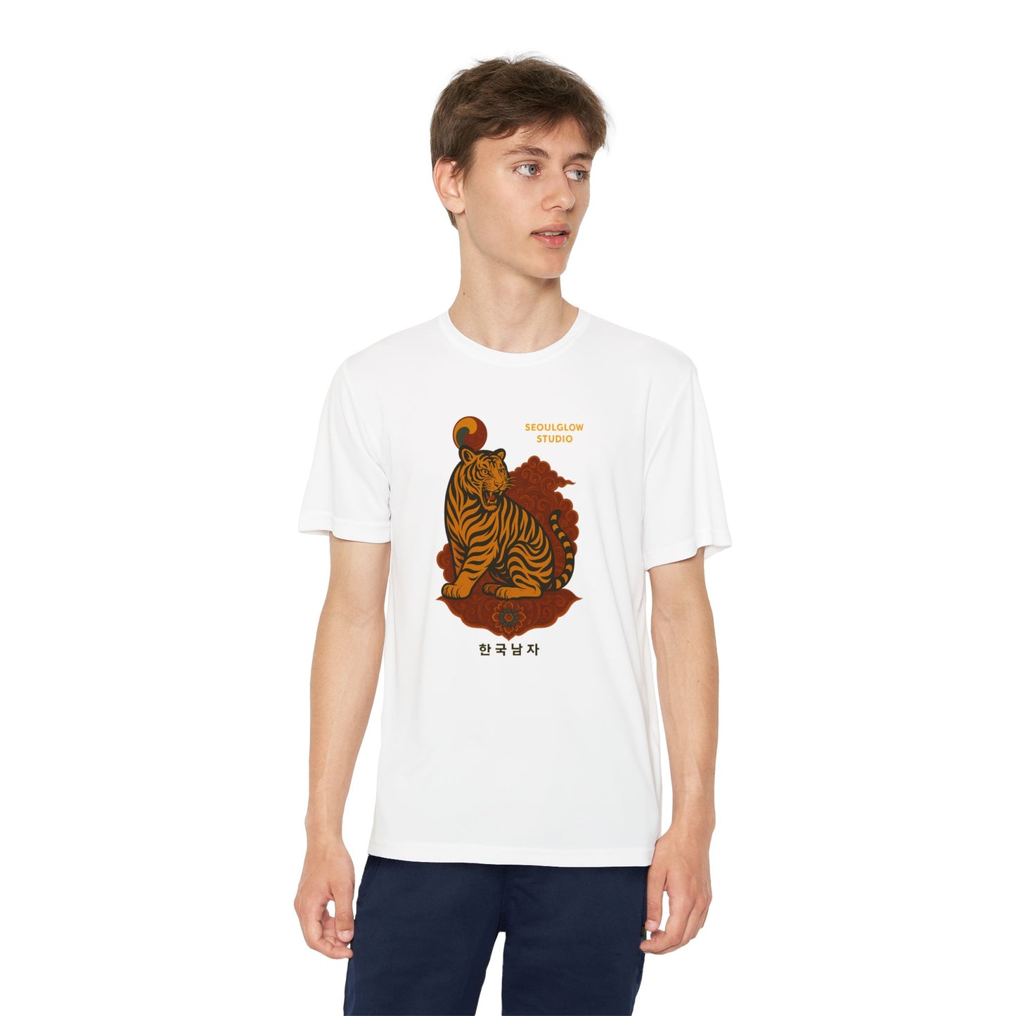 Korean Tiger Graphic Tee | Sporty Style, Trendy Apparel, Perfect for Kids, Casual Outings, Birthday Gifts, Summer Wear