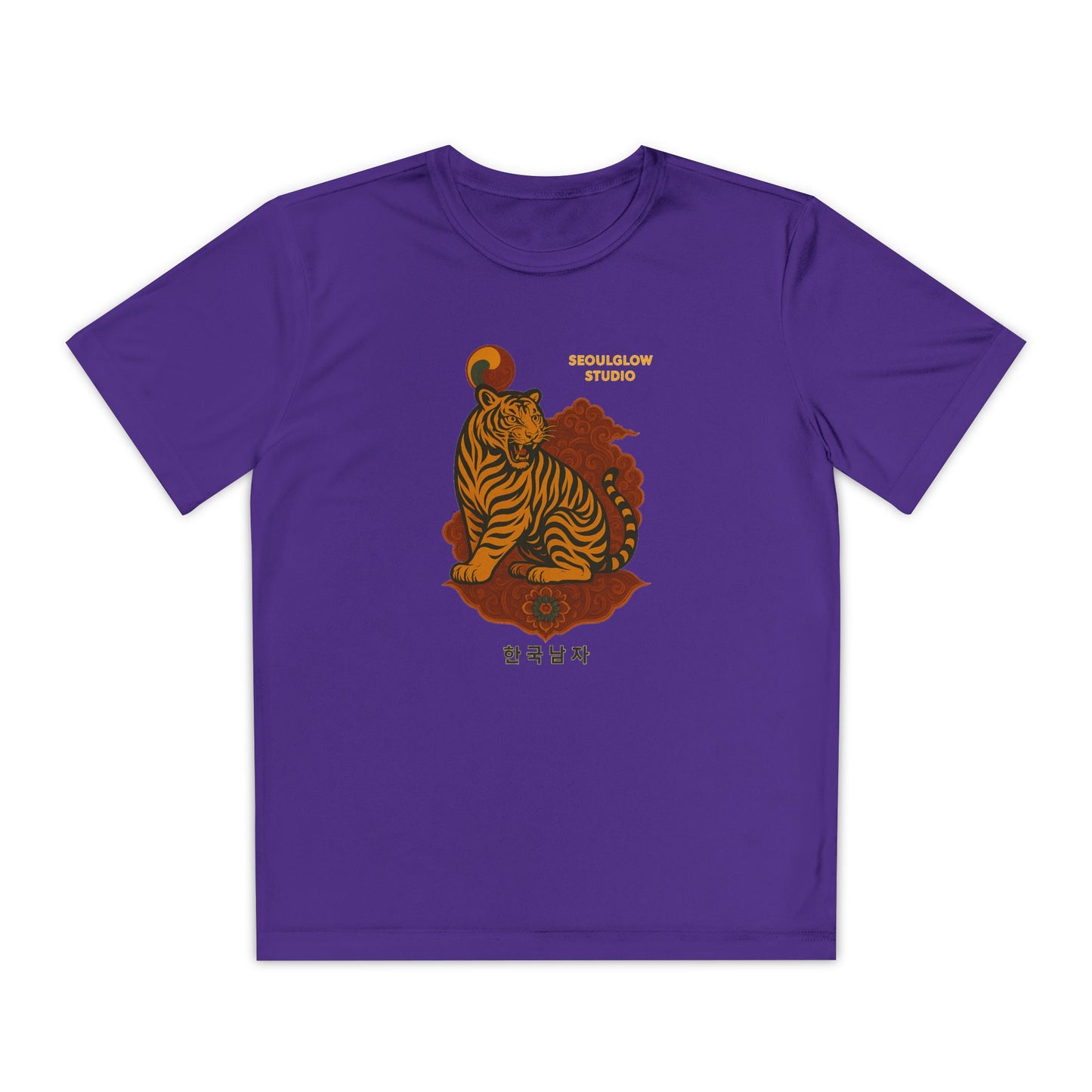 Korean Tiger Graphic Tee | Sporty Style, Trendy Apparel, Perfect for Kids, Casual Outings, Birthday Gifts, Summer Wear