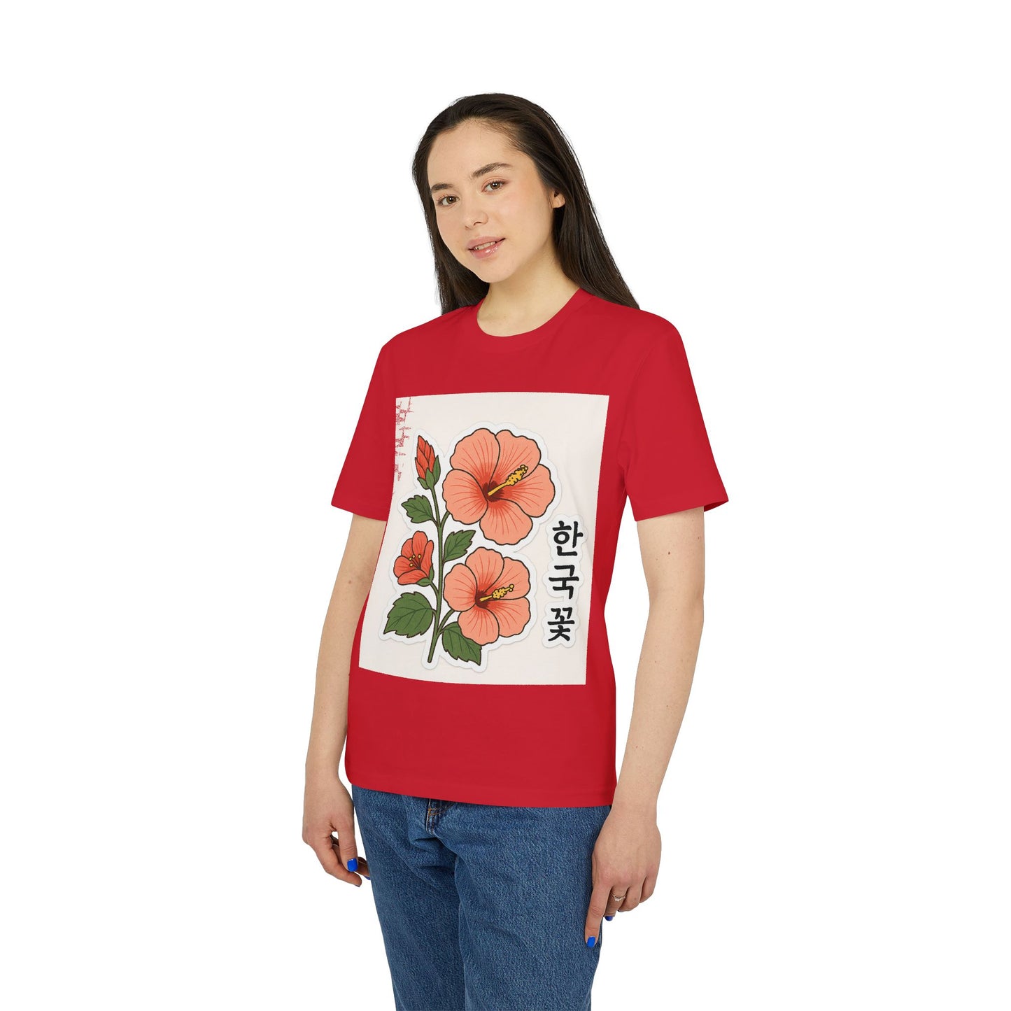 Floral Korean Graphic T-Shirt | Unisex Casual Wear | Perfect for Summer, Gifts, Streetwear, Everyday Style