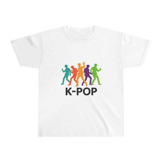 K-Pop Youth T-Shirt for Music Lovers | Trendy Dance Tee, Gift for Fans, Concert Wear, Fun Graphic Tee, Youth Apparel