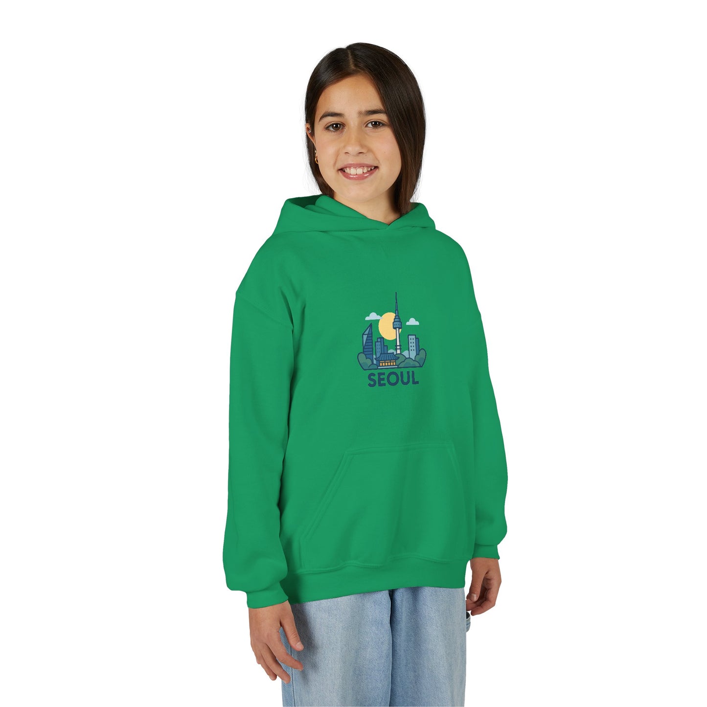 Seoul, World Cityscape Youth Hoodie - Travel Lovers Gift, Cozy Sweatshirt for Teens, Urban Fashion, Vacation Vibes, Gifts for Adventurers