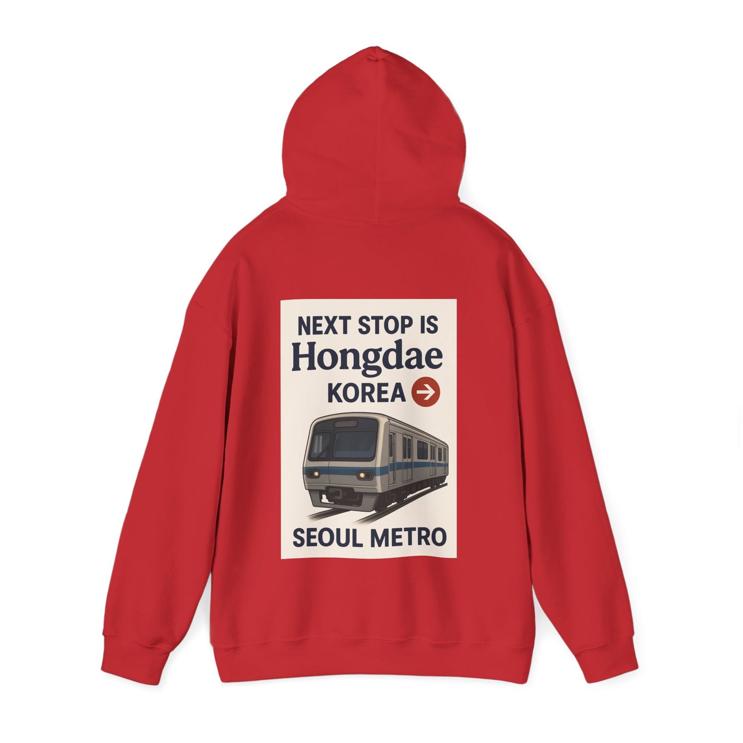 Seoul Metro Hongdae Station Hoodie - Travel Gift