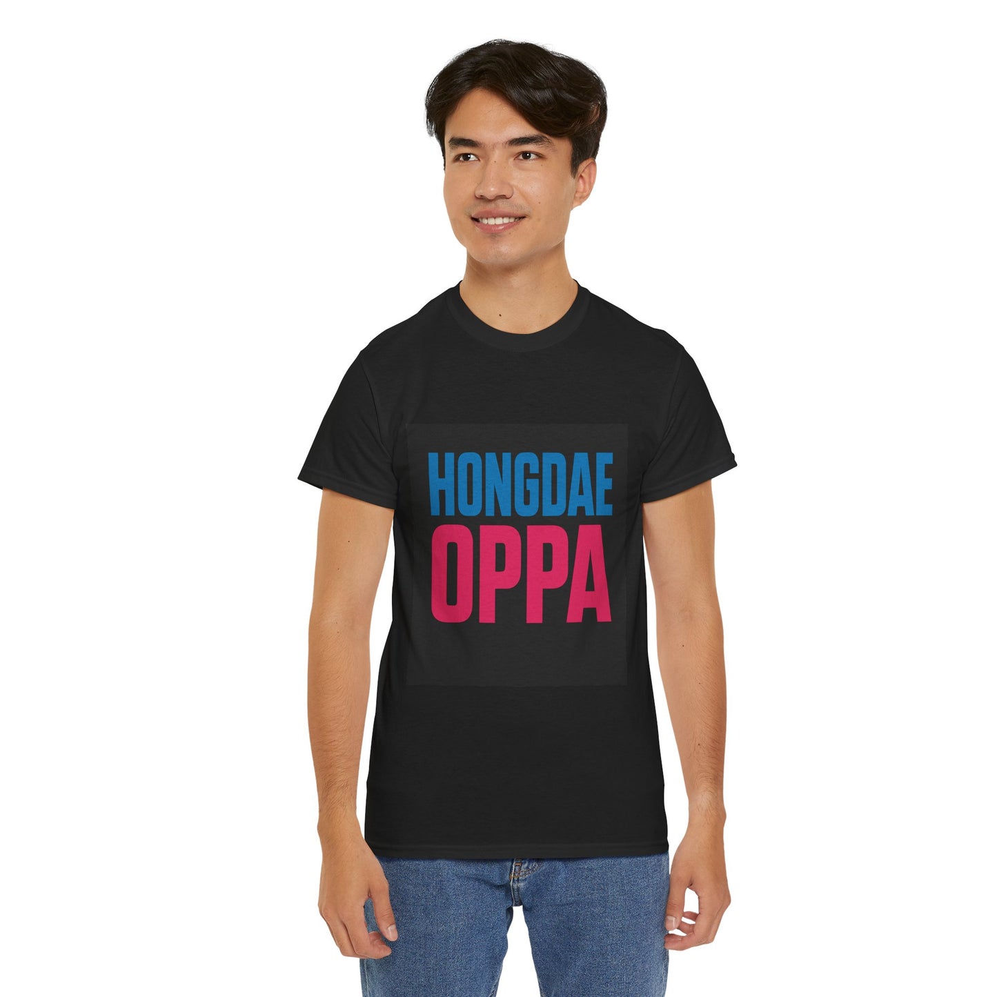 Hongdae Visit Must-Have Unisex Heavy Cotton Tee - Bold Graphic Shirt