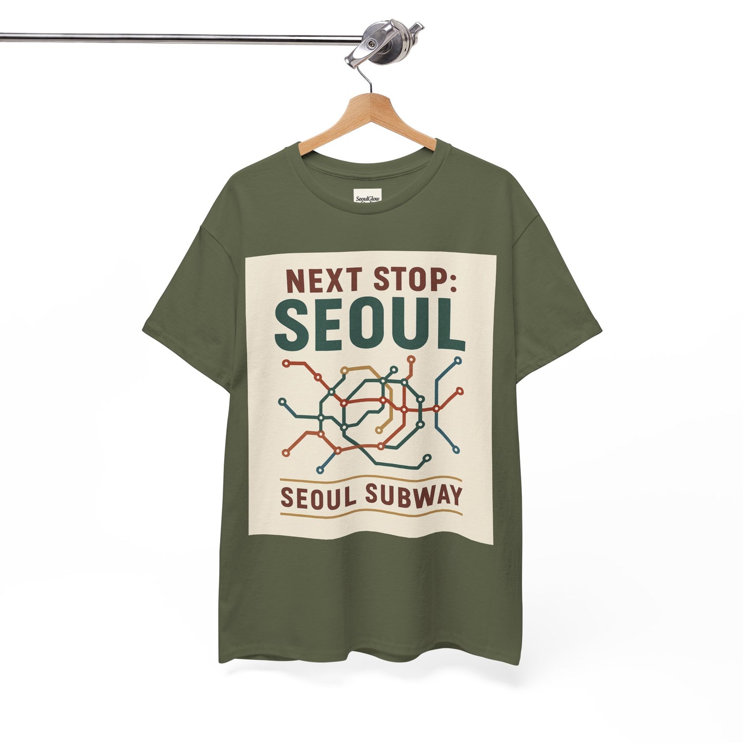 Seoul Metro Graphic Tee - Korean Travel Shirt