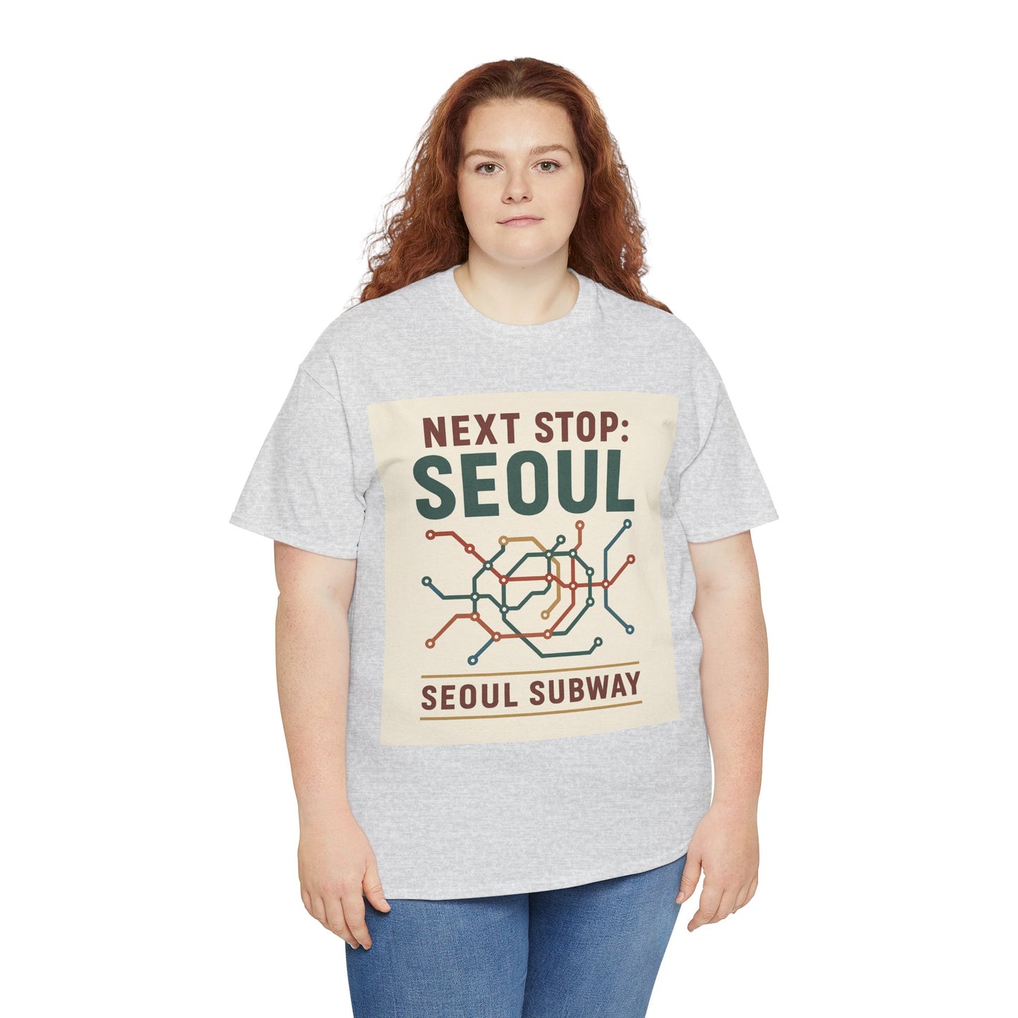 Seoul Metro Graphic Tee - Korean Travel Shirt