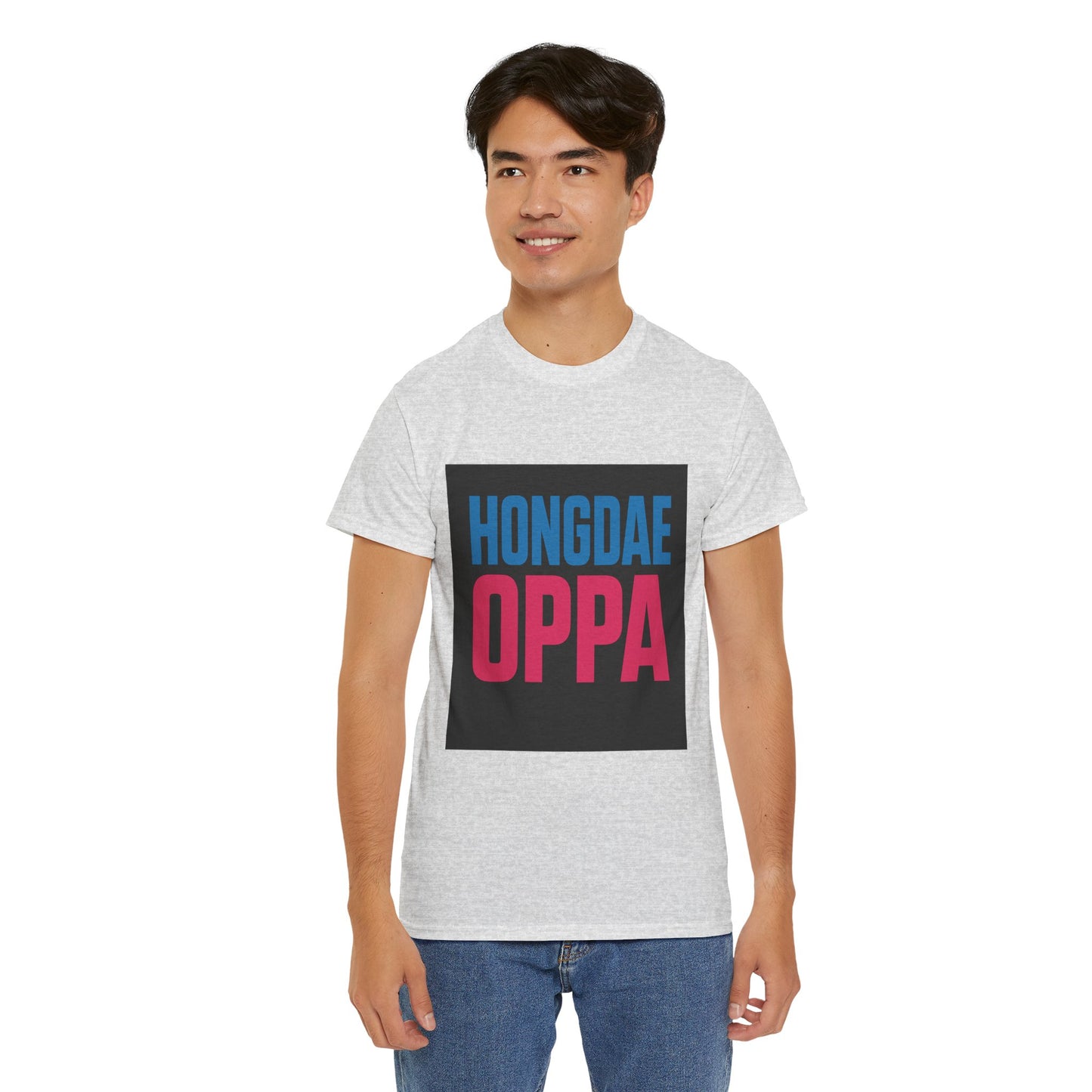 Hongdae Visit Must-Have Unisex Heavy Cotton Tee - Bold Graphic Shirt