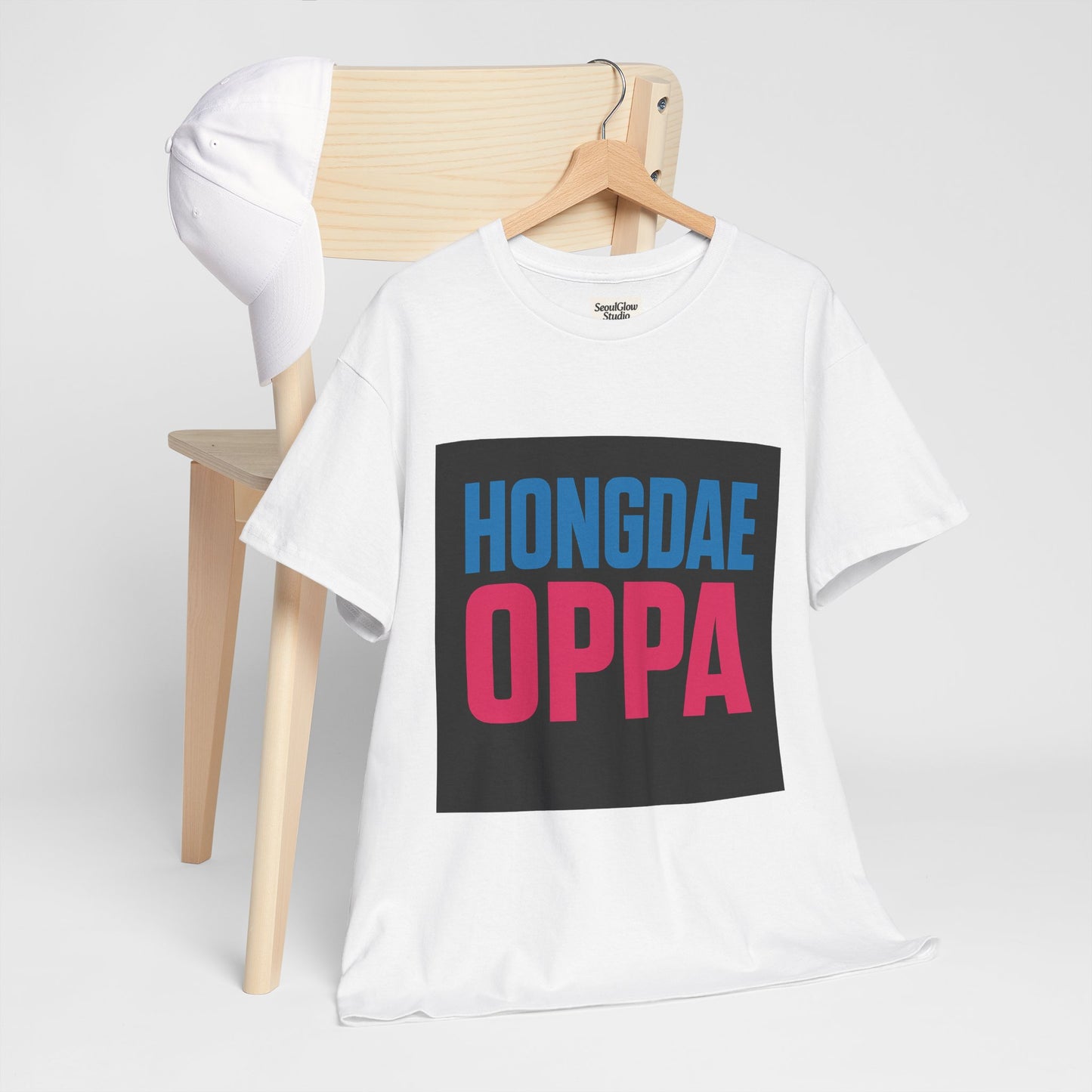 Hongdae Visit Must-Have Unisex Heavy Cotton Tee - Bold Graphic Shirt