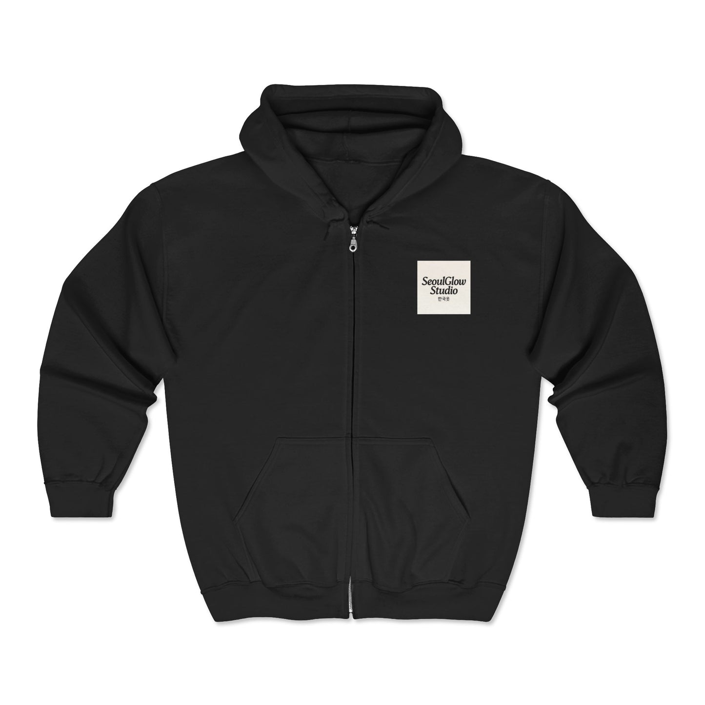 Seoul Cityscape Zip Hoodie, Cozy Urban Sweatshirt, Travel Souvenir Jacket, Unisex Gift, Cool Streetwear, City Lover Apparel