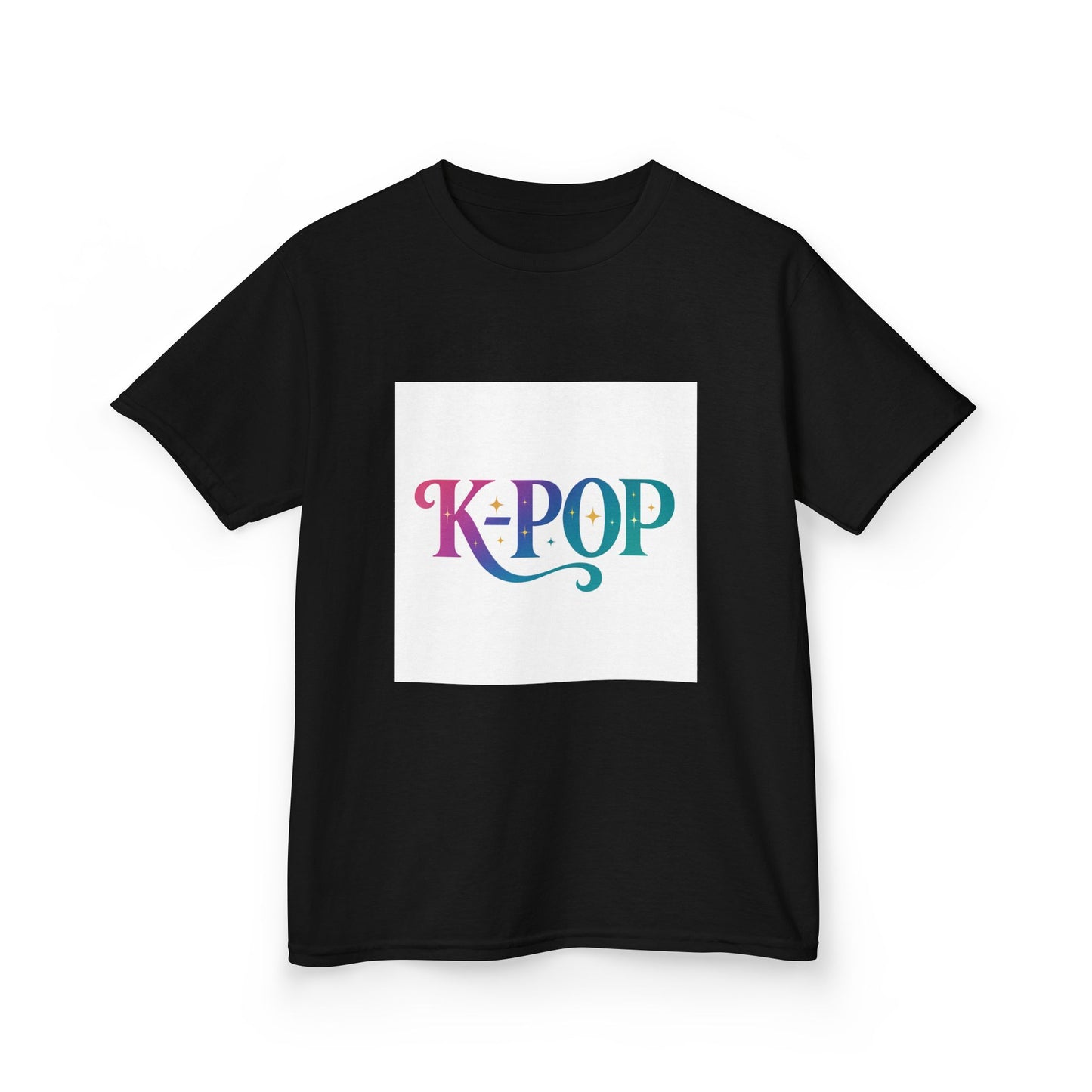 K-Pop Kids Cotton Tee, Perfect Gift for Young Fans, Birthday Present, Schoolwear, Casual Fashion, Music Lovers