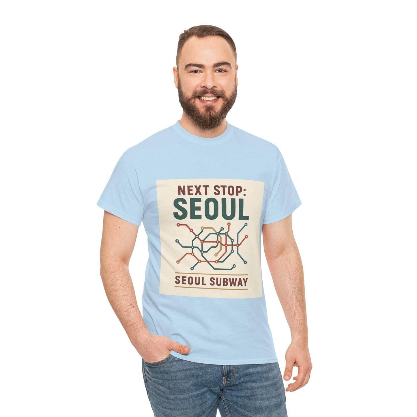 Seoul Subway Graphic Tee - Next Stop Seoul