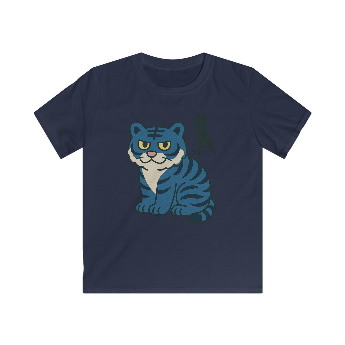 EU : Cute Tiger Kids Tee - Animal Lover Gift