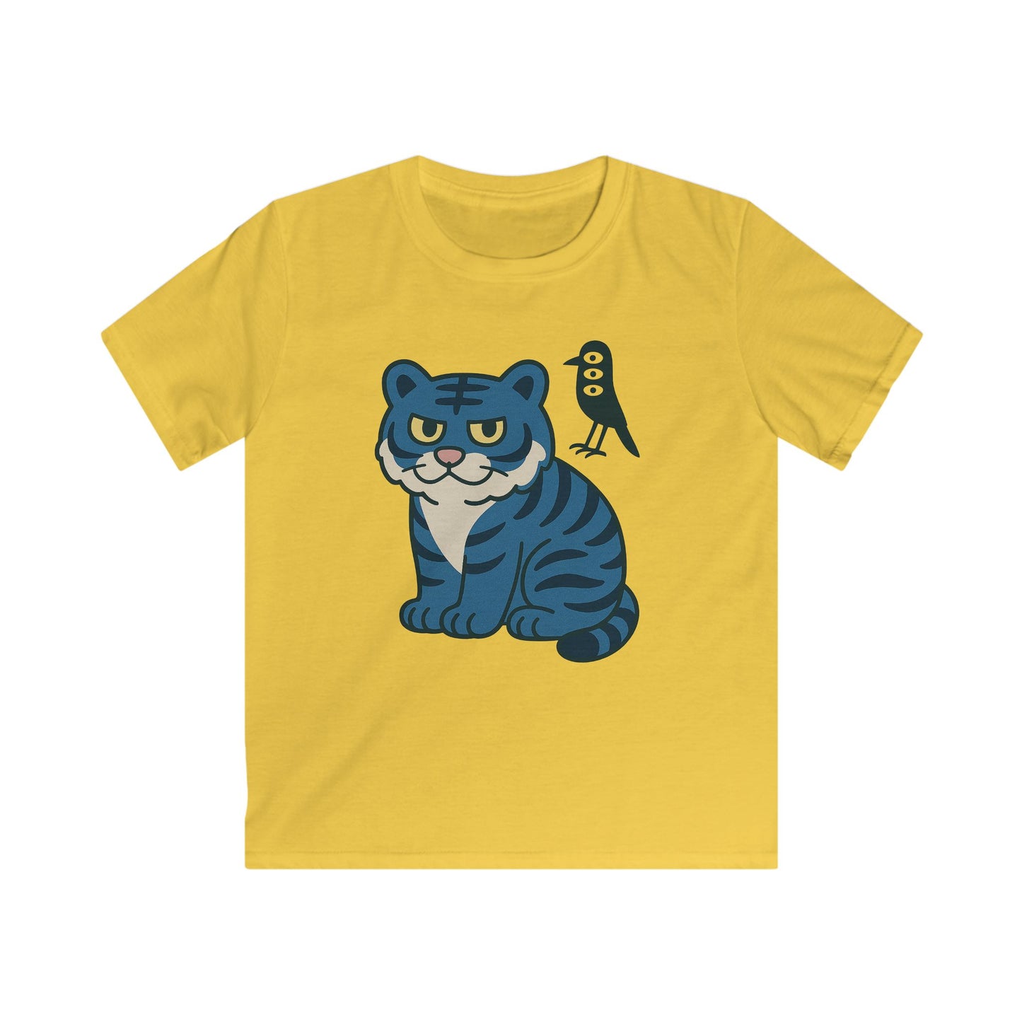 EU : Cute Tiger Kids Tee - Animal Lover Gift