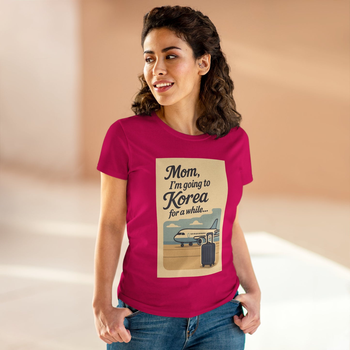 Mom I'm Going to Korea Travel Women's Tee
